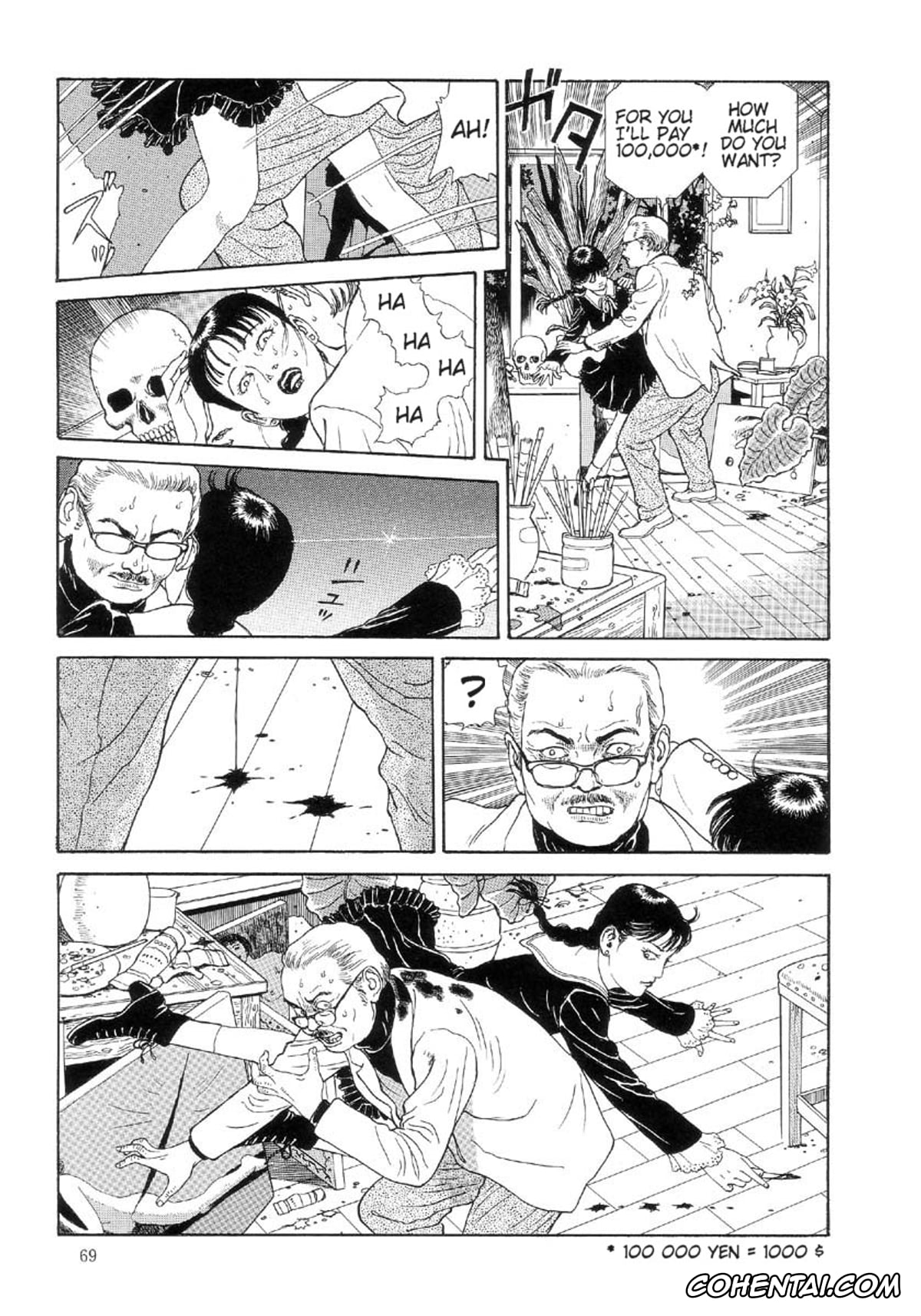 Manga porno, Tankoubon porno, Paradise – Warau Kyuuketsuki 2, pagina 74