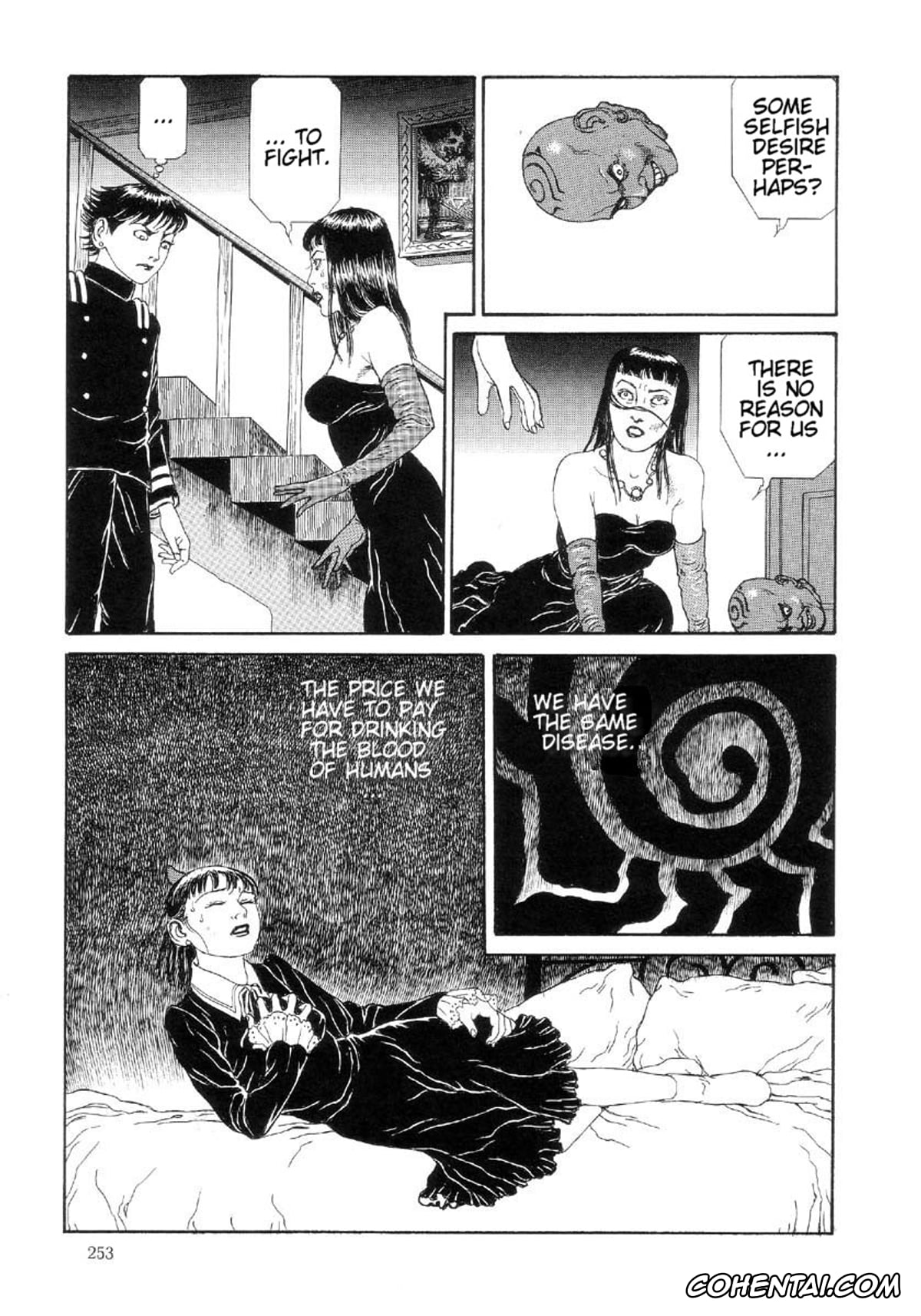 Manga porno, Tankoubon porno, Paradise – Warau Kyuuketsuki 2, pagina 254