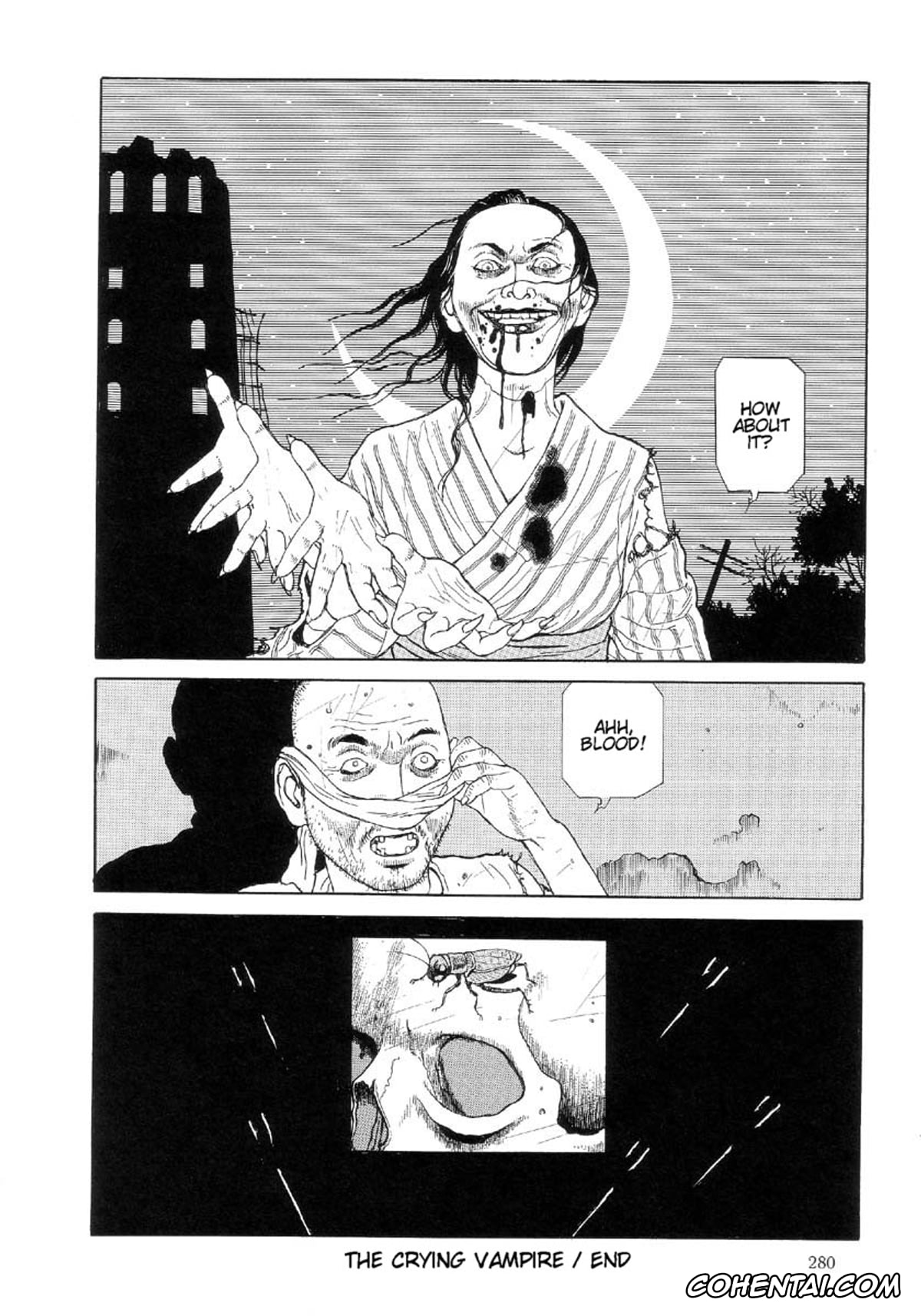 Manga porno, Tankoubon porno, Paradise – Warau Kyuuketsuki 2, pagina 281