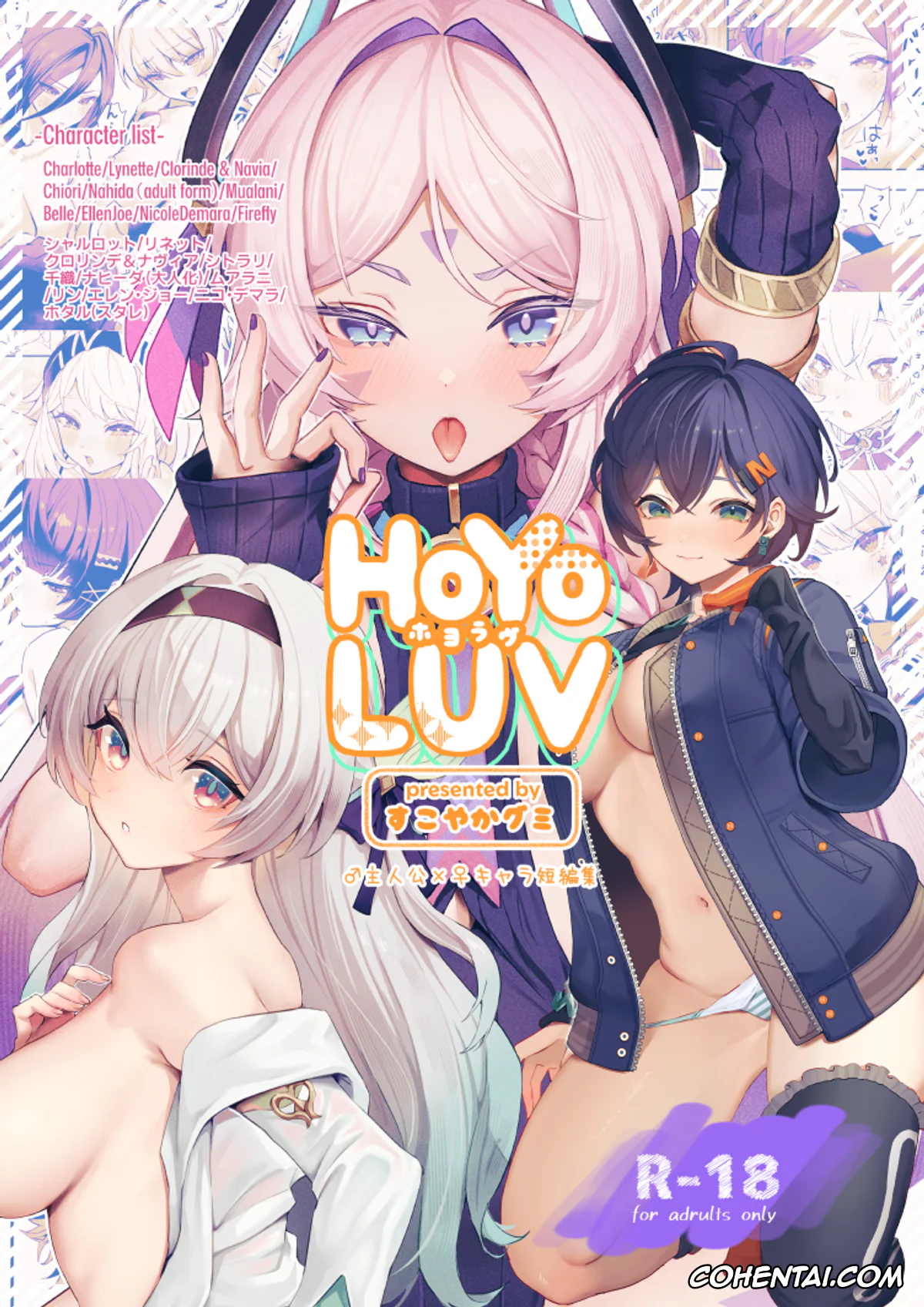 Genshin Impact xxx, Zenless Zone Zero xxx, Honkai: Star Rail xxx, Aether xxx, Belle xxx, Caelus xxx, Charlotte xxx, Chiori xxx, Citlali xxx, Clorinde xxx, Ellen Joe xxx, Nicole Demara xxx, Wise xxx, HoYoLUV (Genshin Impact, Honkai: Star Rail, Zenless Zone Zero), pagina 1