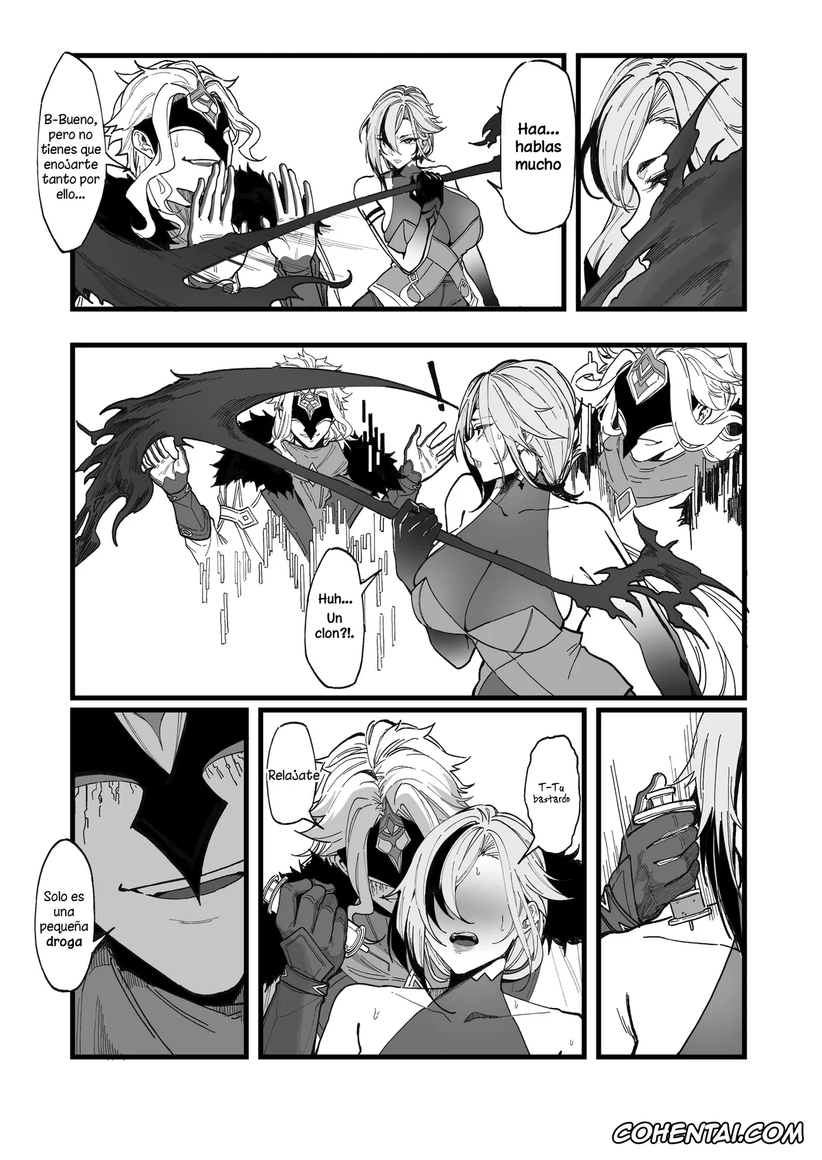 Genshin Impact hentai, Arlecchino hentai, Hilichurl hentai, Hakase no Kenkyuu (Genshin Impact), pagina 3
