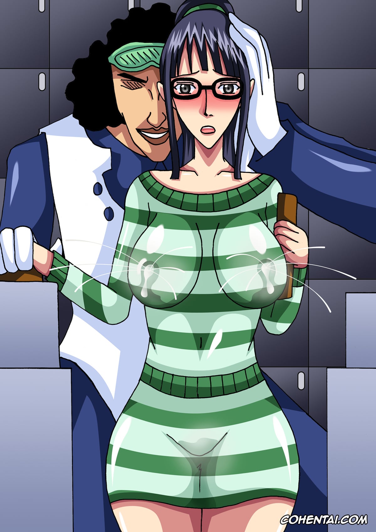 One Piece xxx, Miss Goldenweek xxx, Nami xxx, Nico Robin xxx, Smoker xxx, Tashigi xxx, Tony Tony Chopper xxx, CameraMan’s Hidden Camera – Volume 01′ One Price Girls (One Piece), pagina 67