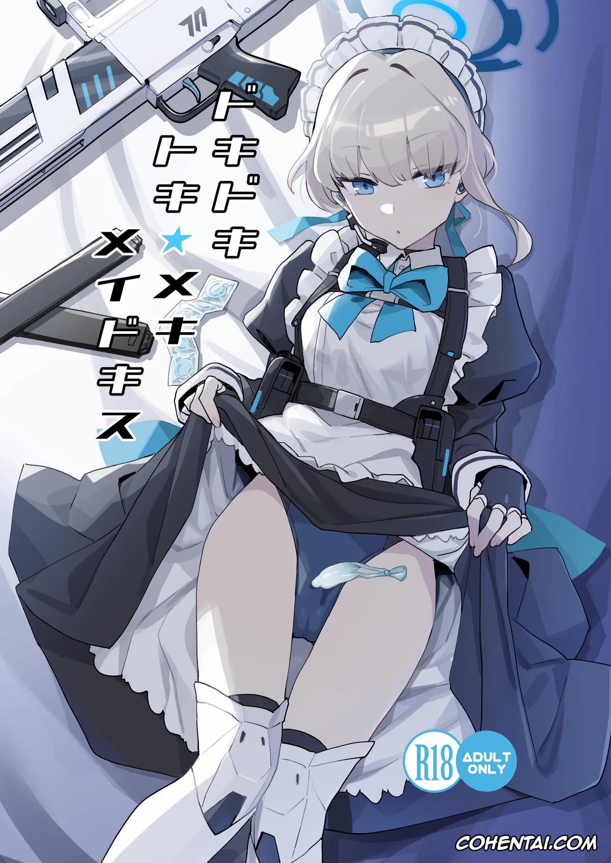 Blue Archive xxx, Sensei xxx, Toki Asuma xxx, Dokidoki Toki★Meki Maid Kiss (Blue Archive), pagina 1