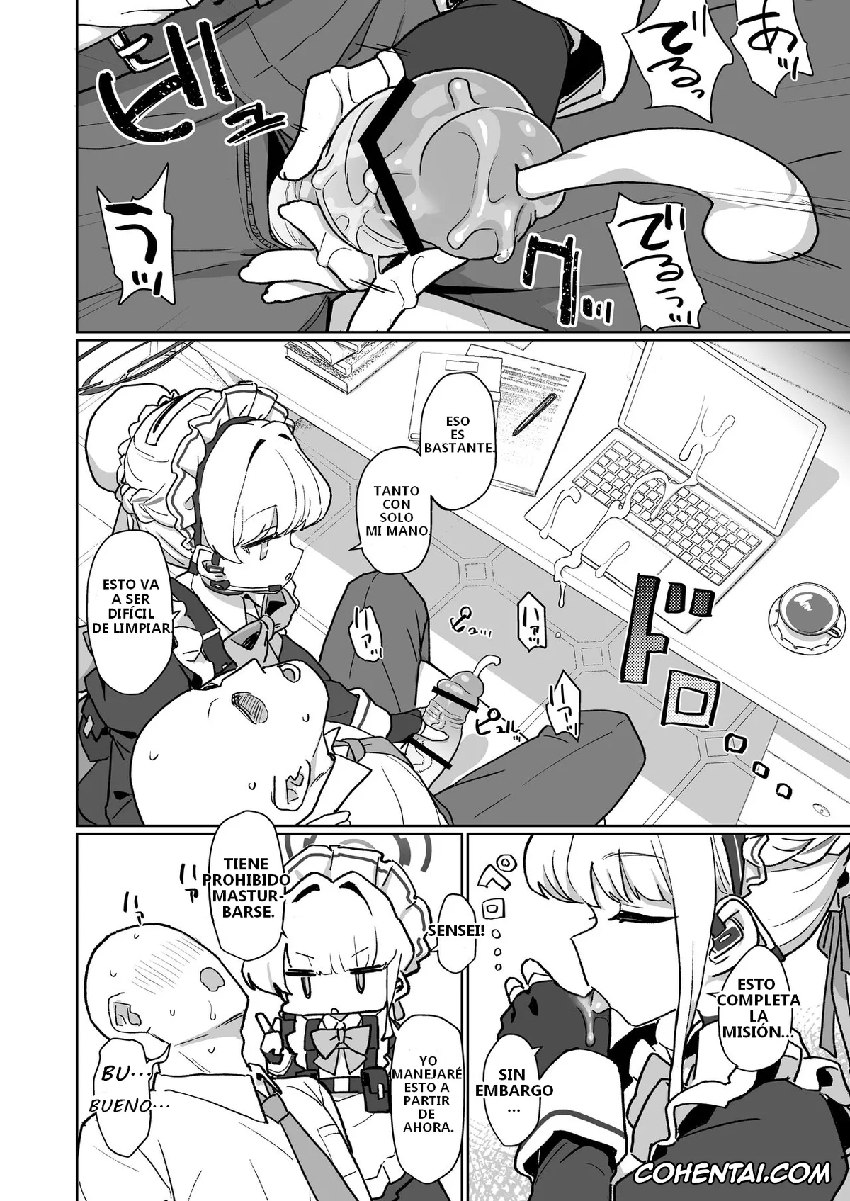 Blue Archive xxx, Sensei xxx, Toki Asuma xxx, Dokidoki Toki★Meki Maid Kiss (Blue Archive), pagina 7