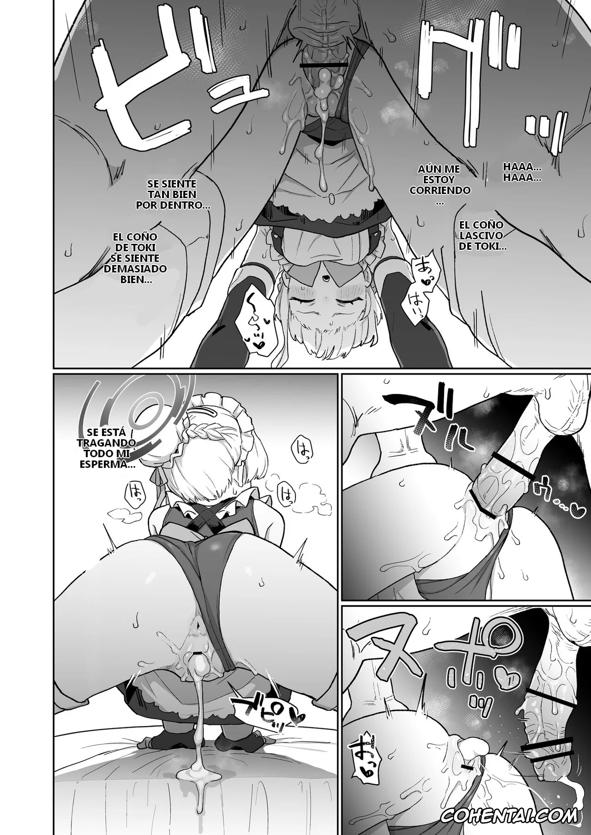 Blue Archive xxx, Sensei xxx, Toki Asuma xxx, Dokidoki Toki★Meki Maid Kiss (Blue Archive), pagina 19