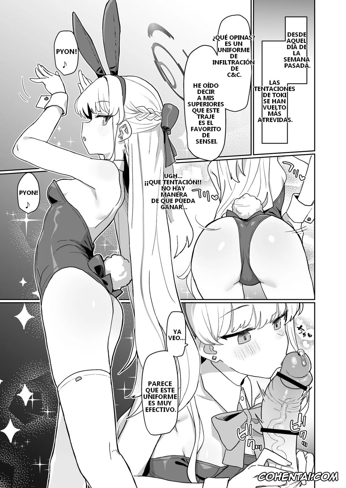 Blue Archive hentai, Sensei hentai, Toki Asuma hentai, Dokidoki Toki★Meki Maid Kiss (Blue Archive), pagina 24