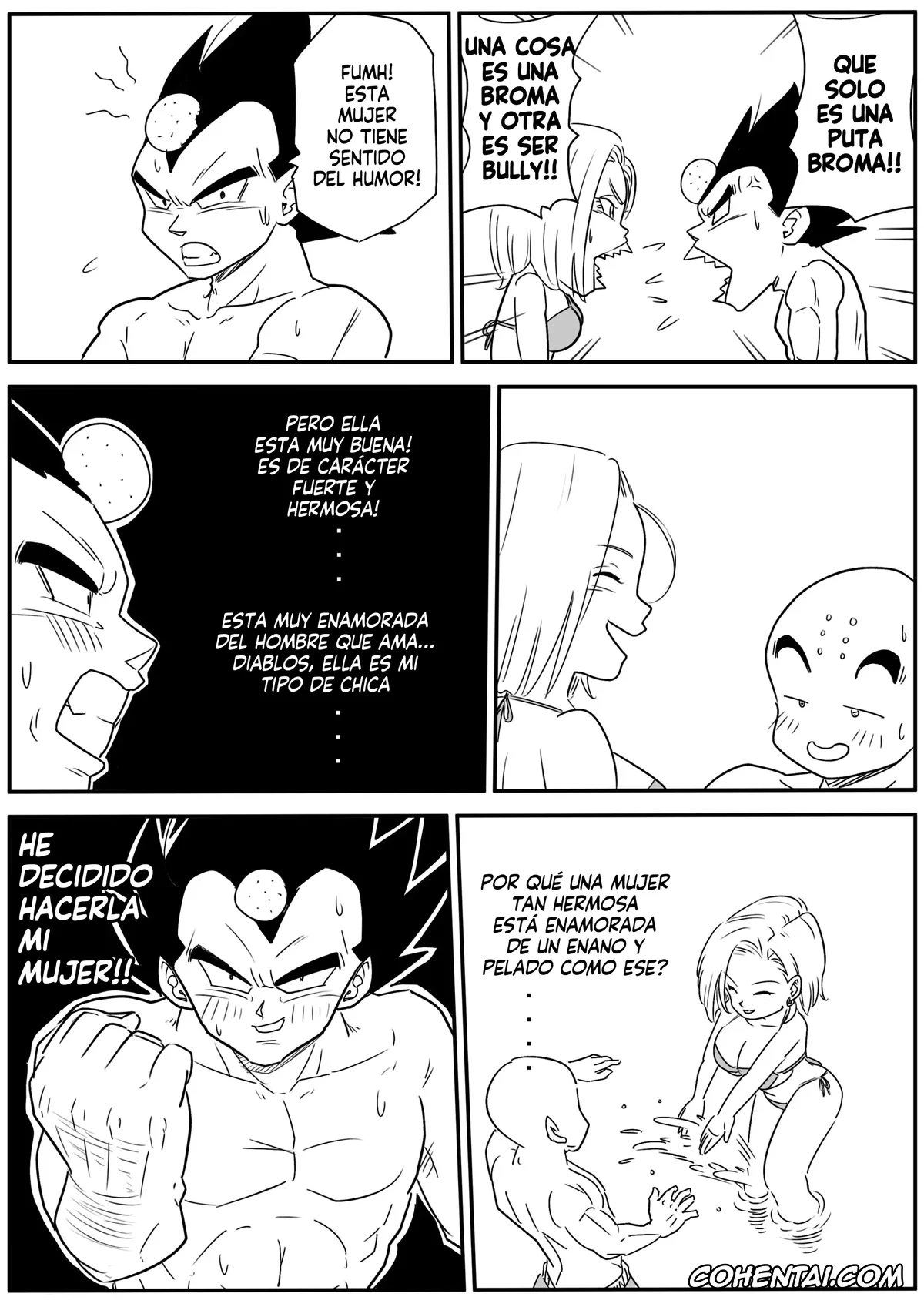 Dragon Ball Z porno, Android 18 porno, Bulma Briefs porno, Krillin porno, Vegeta porno, Yamcha porno, Kinpatsu NTR~Kyokon Mesu Ochi (Dragon Ball Z), pagina 5