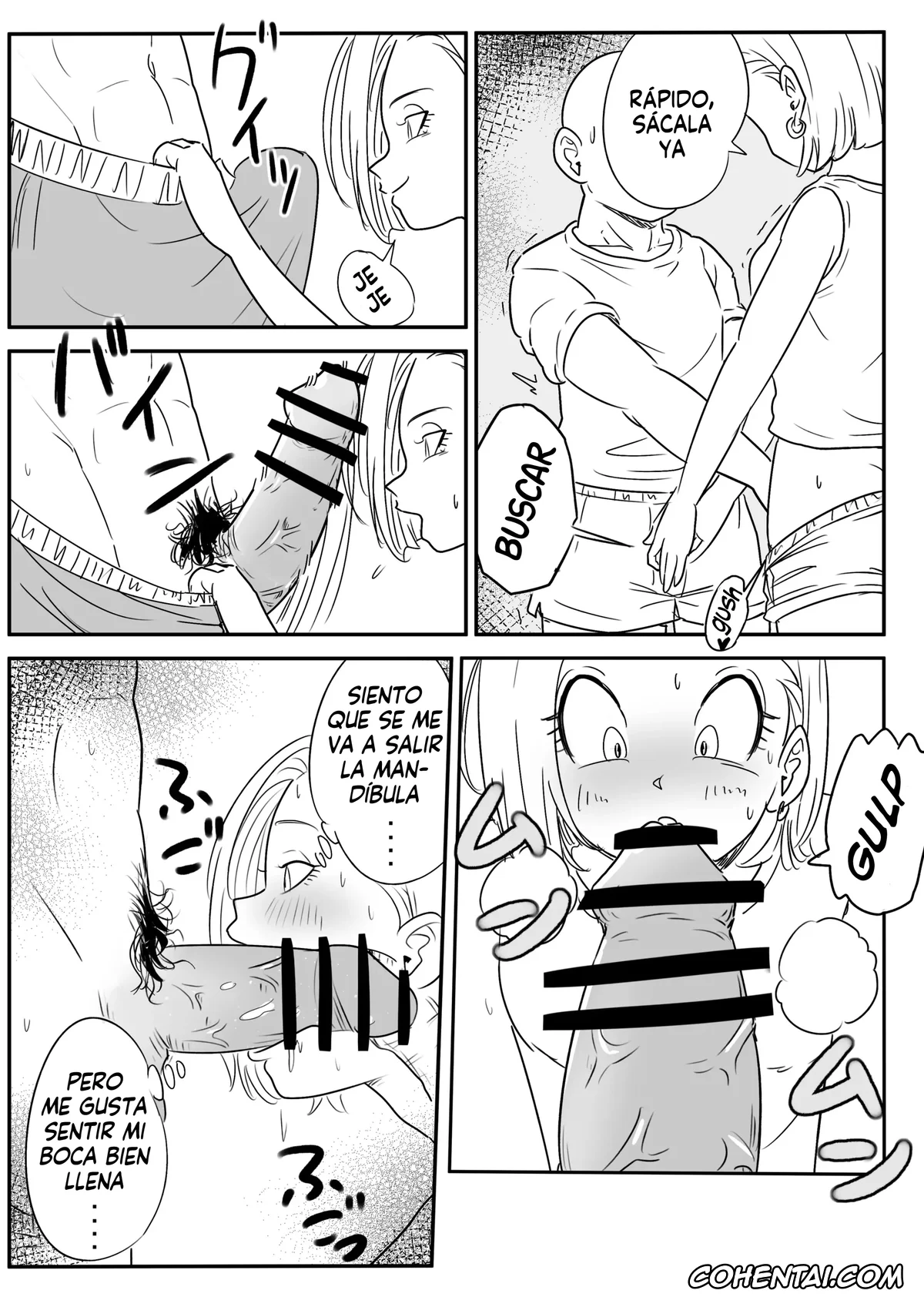 Dragon Ball Z xxx, Android 18 xxx, Bulma Briefs xxx, Krillin xxx, Vegeta xxx, Yamcha xxx, Kinpatsu NTR~Kyokon Mesu Ochi (Dragon Ball Z), pagina 7