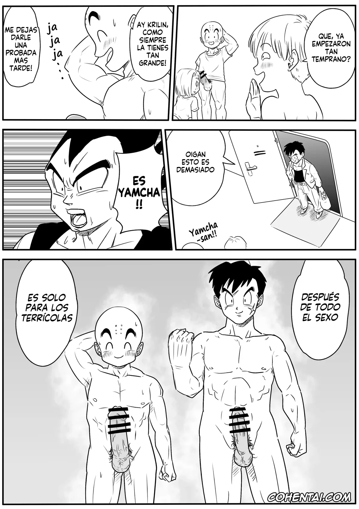 Dragon Ball Z hentai, Android 18 hentai, Bulma Briefs hentai, Krillin hentai, Vegeta hentai, Yamcha hentai, Kinpatsu NTR~Kyokon Mesu Ochi (Dragon Ball Z), pagina 9