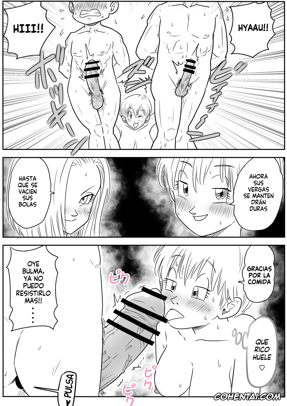 Dragon Ball Z xxx, Android 18 xxx, Bulma Briefs xxx, Krillin xxx, Vegeta xxx, Yamcha xxx, Kinpatsu NTR~Kyokon Mesu Ochi (Dragon Ball Z), pagina 13