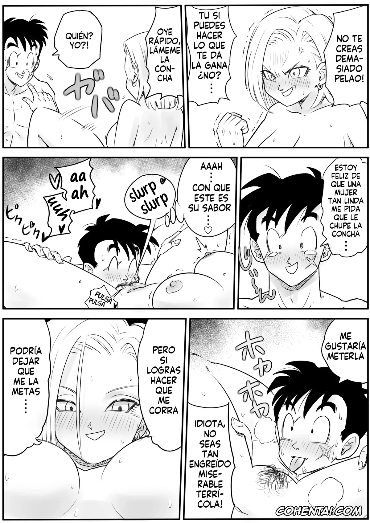 Dragon Ball Z hentai, Android 18 hentai, Bulma Briefs hentai, Krillin hentai, Vegeta hentai, Yamcha hentai, Kinpatsu NTR~Kyokon Mesu Ochi (Dragon Ball Z), pagina 18