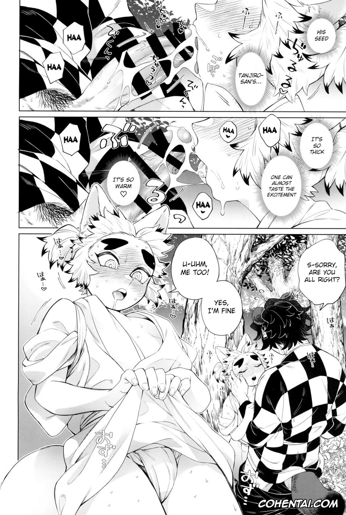Kimetsu No Yaiba | Demon Slayer hentai, Senjuro Rengoku hentai, Tanjirou Kamado hentai, Tanjirou-san Kodomo Atsukai Shinaide Kudasai (Kimetsu no Yaiba), pagina 36
