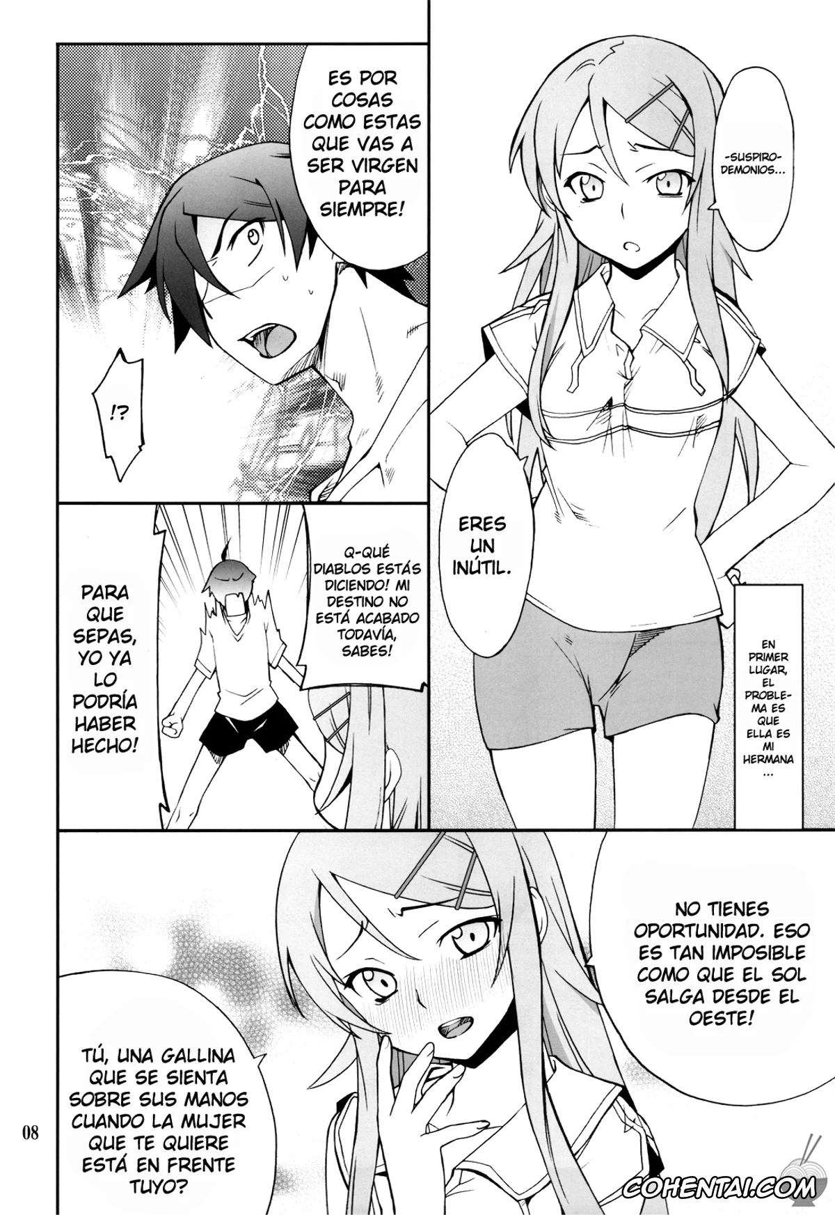 Ore No Imouto Ga Konna Ni Kawaii Wake Ga Nai | My Little Sister Cant Be This Cute xxx, Kirino Kousaka xxx, Kyousuke Kousaka xxx, Ore x Imouto Kouryaku Taisakusen!! | Me x My-Younger-Sister Capture Strategy (Ore no Imouto ga Konna ni Kawaii Wake ga nai), pagina 7