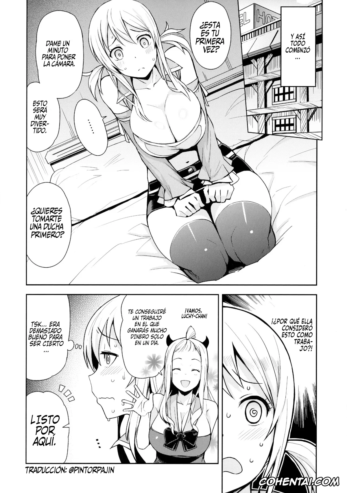 Fairy Tail hentai, Lucy Heartfilia hentai, Chichikko Bitch 4 (Fairy Tail), pagina 3