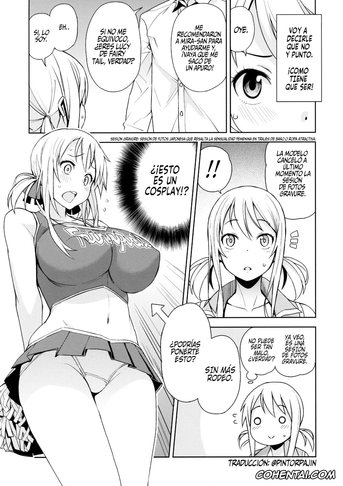 Fairy Tail xxx, Lucy Heartfilia xxx, Chichikko Bitch 4 (Fairy Tail), pagina 4