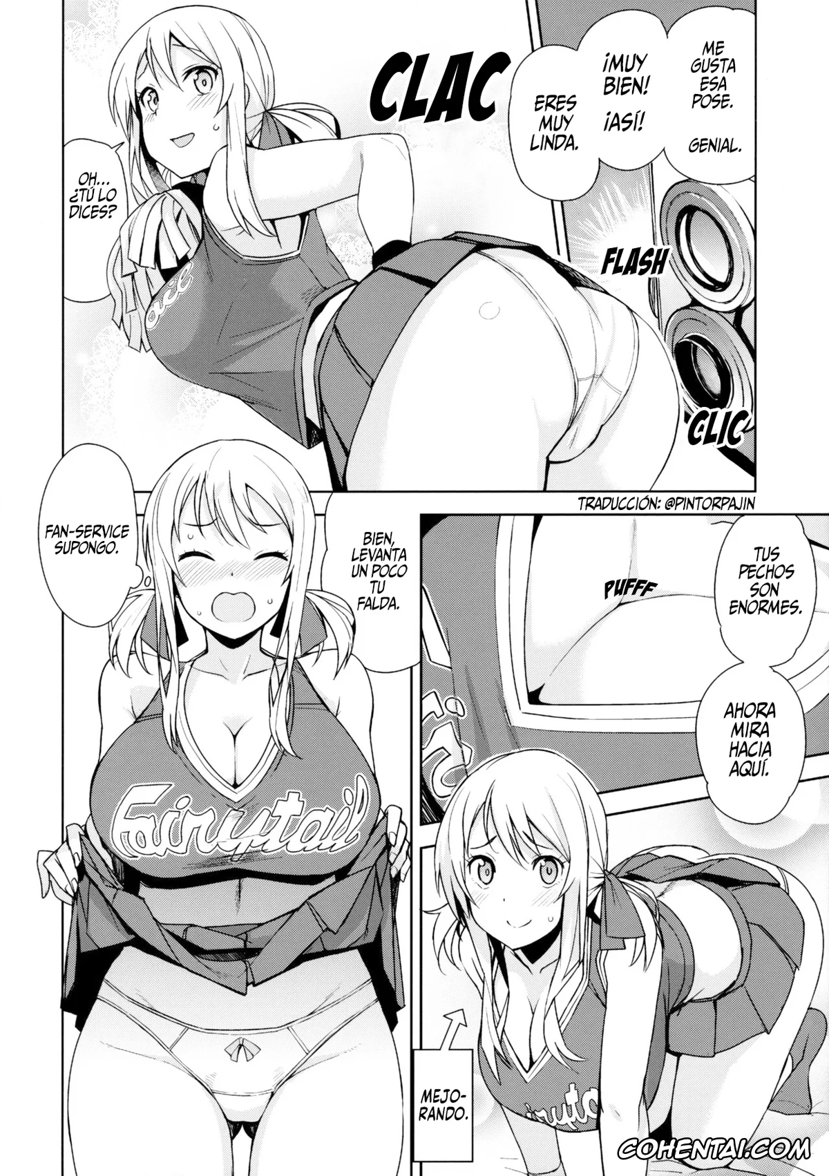 Fairy Tail porno, Lucy Heartfilia porno, Chichikko Bitch 4 (Fairy Tail), pagina 5