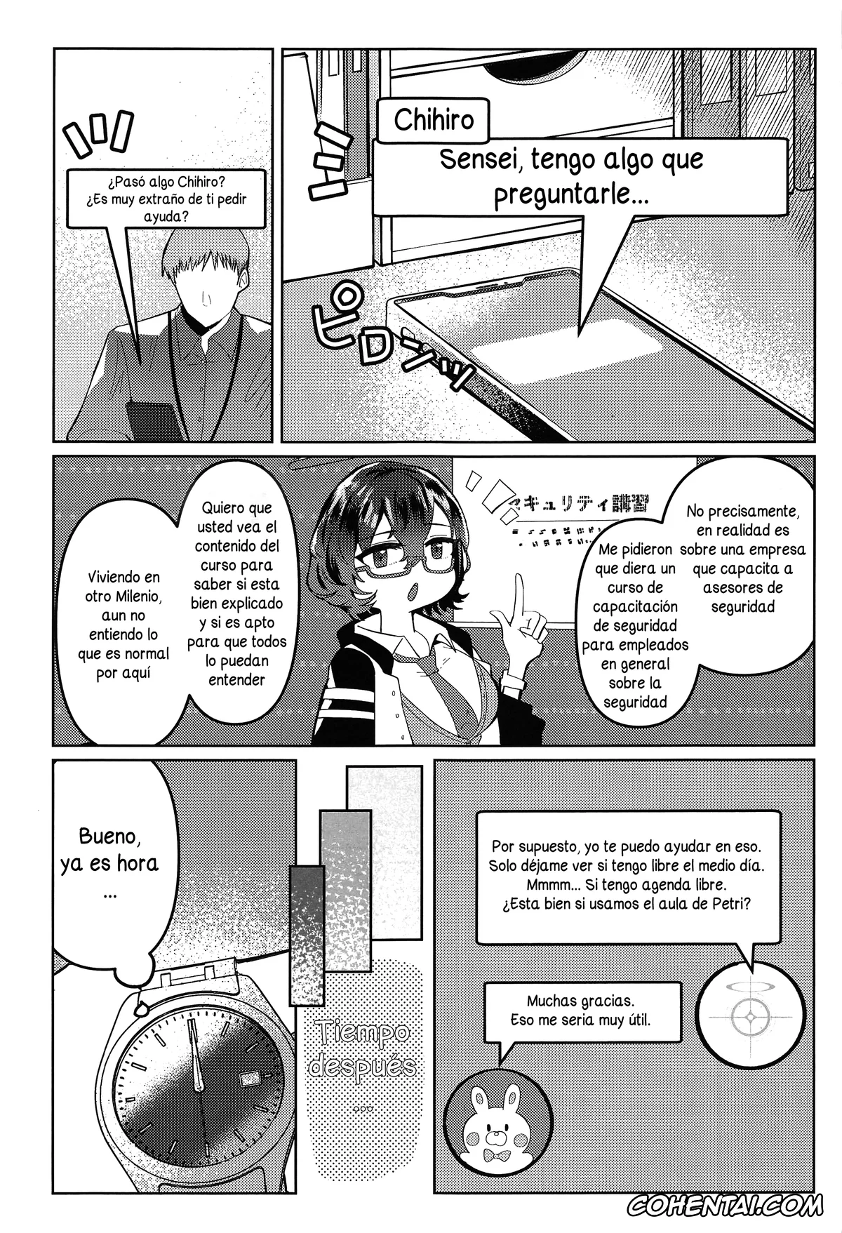 Blue Archive hentai, Chihiro Kagami hentai, Private Security Lesson (Blue Archive), pagina 3
