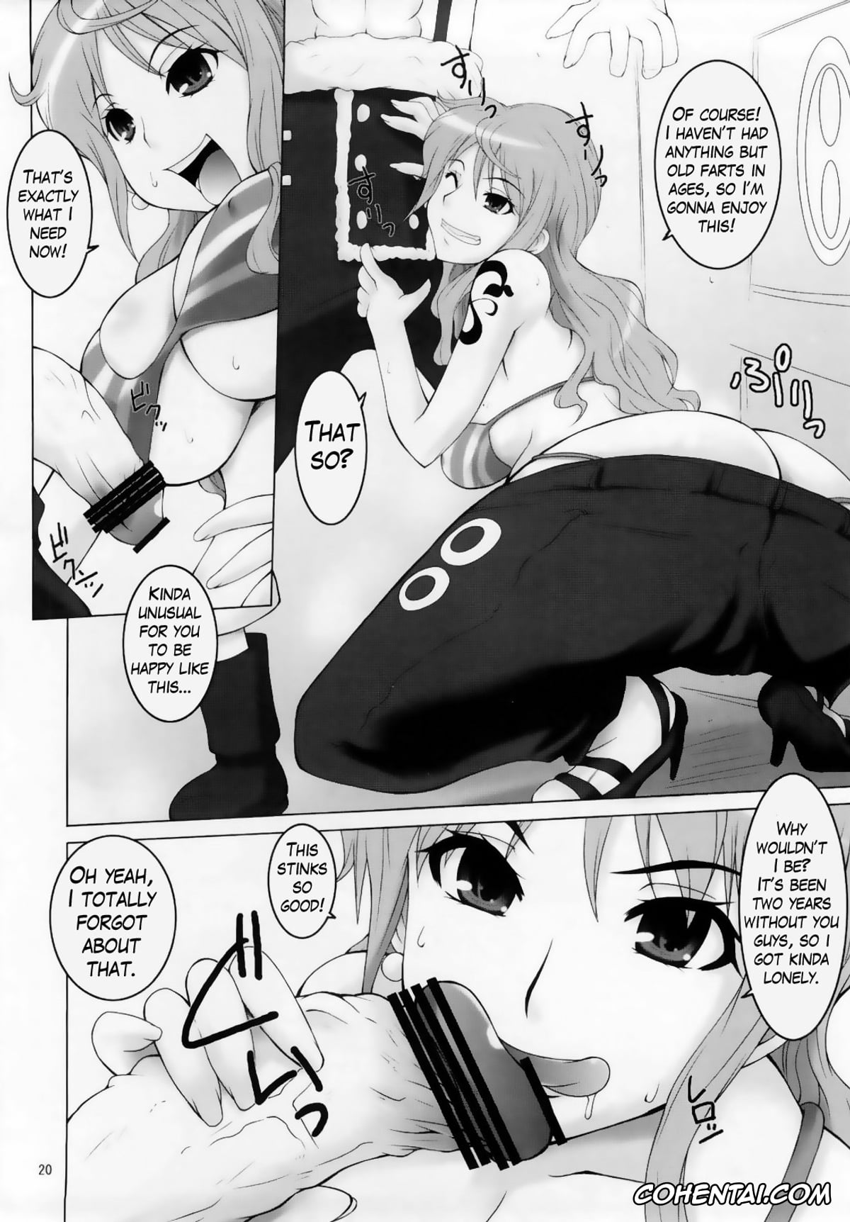 One Piece porno, Nami porno, Usopp porno, LNR – Love Nami Return (One Piece), pagina 20