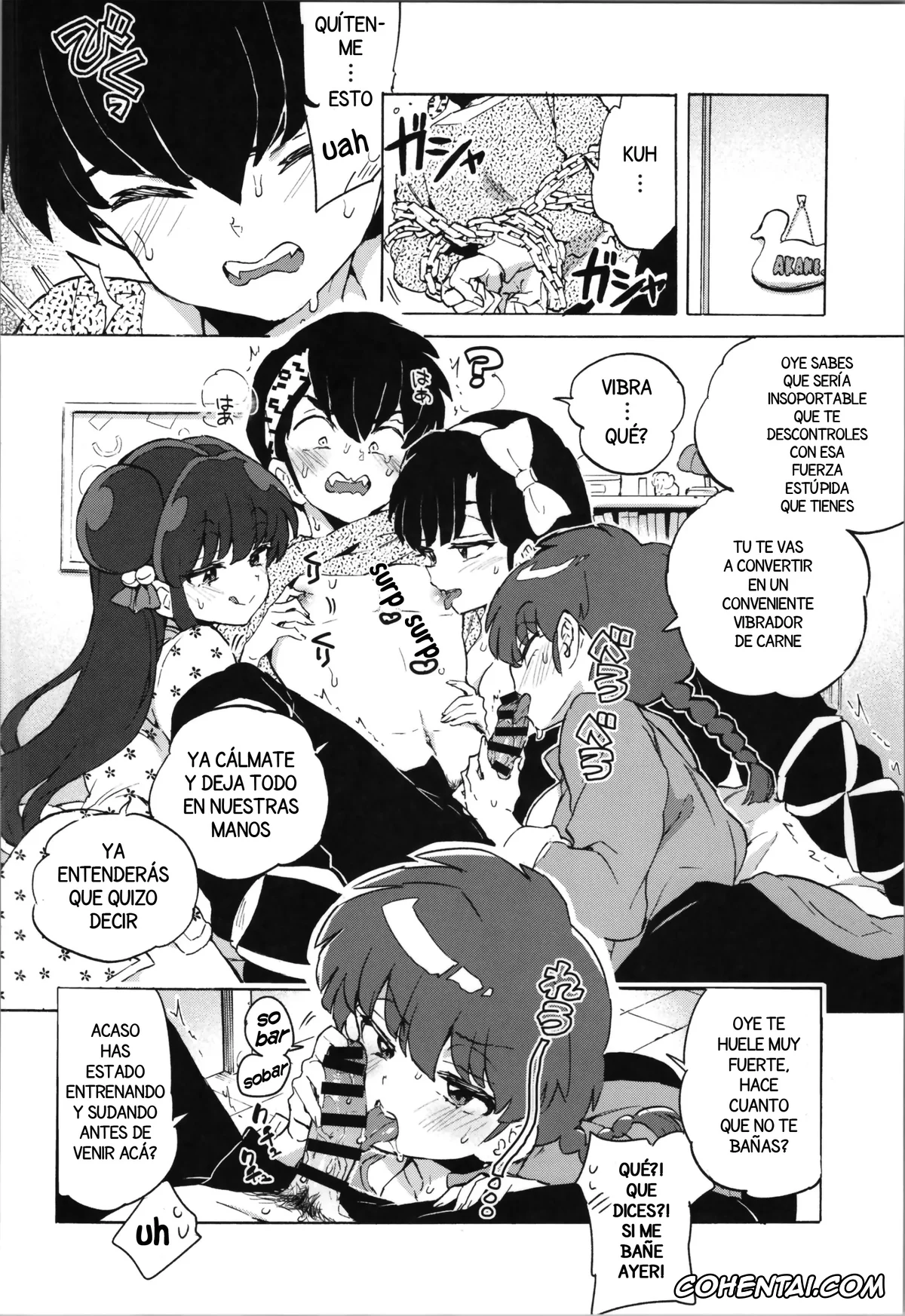 Ranma 1/2 hentai, Akane Tendo hentai, Ranma Saotome hentai, Ryoga Hibiki hentai, Shampoo hentai, Ukyo Kuonji hentai, Buta mo Arukeba Bou ni Ataru (Ranma 1/2), pagina 12