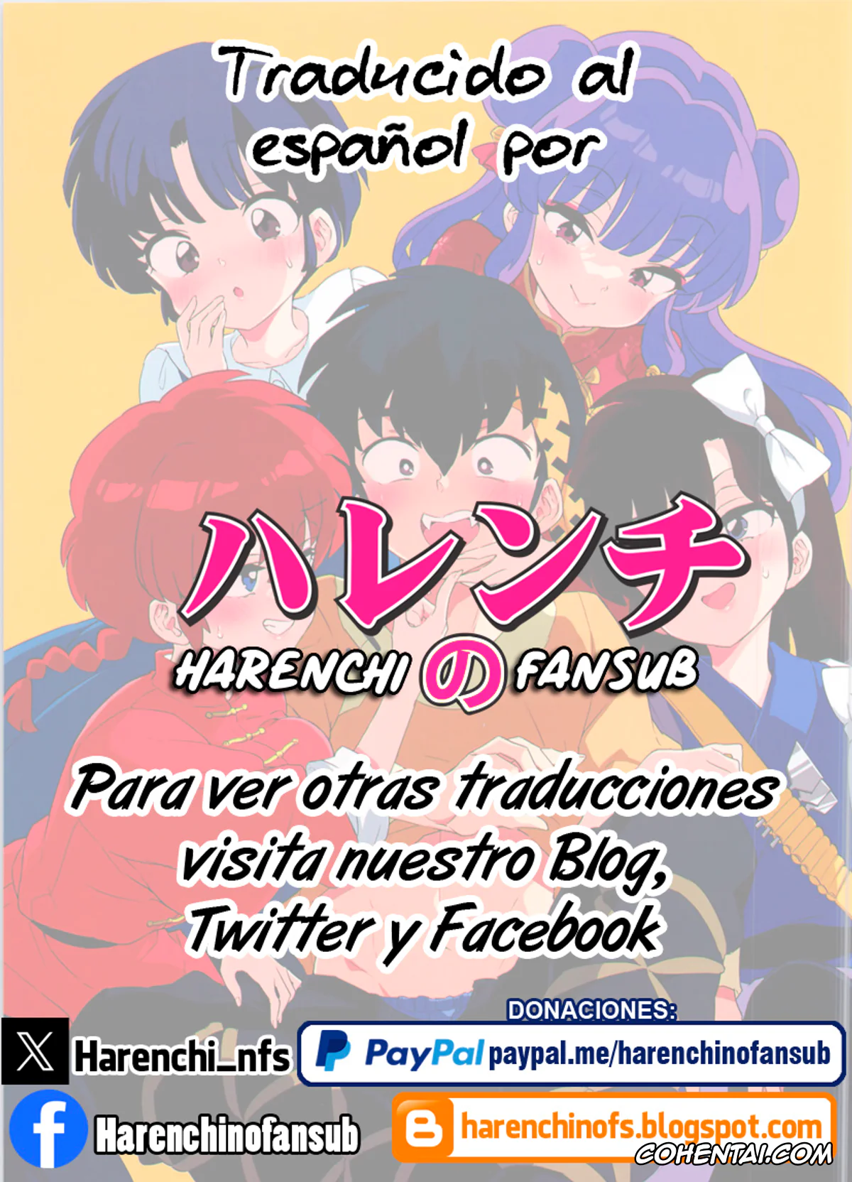 Ranma 1/2 xxx, Akane Tendo xxx, Ranma Saotome xxx, Ryoga Hibiki xxx, Shampoo xxx, Ukyo Kuonji xxx, Buta mo Arukeba Bou ni Ataru (Ranma 1/2), pagina 34