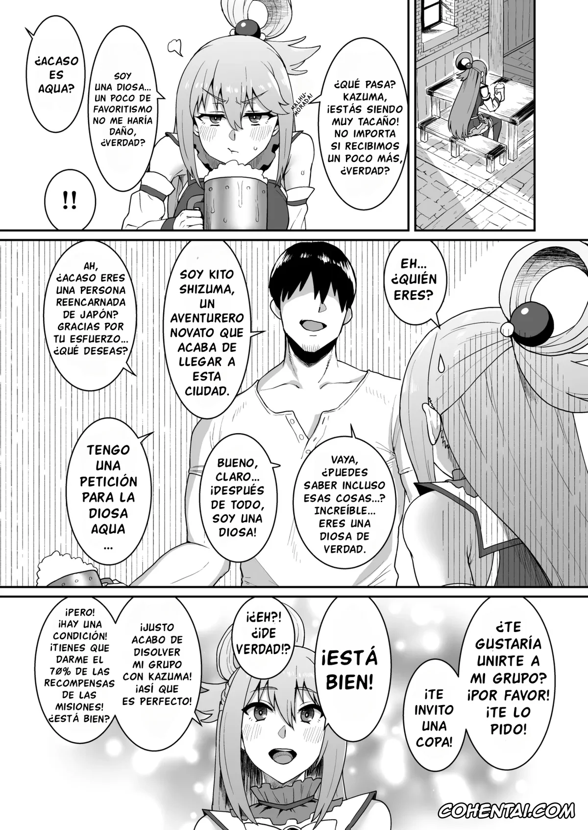Kono Subarashii Sekai ni Syukufuku o! xxx, Aqua xxx, Darkness | Lalatina Ford Dustiness xxx, Ah Nante Subarashii Sekai (Kono Subarashii Sekai ni Syukufuku o!), pagina 4
