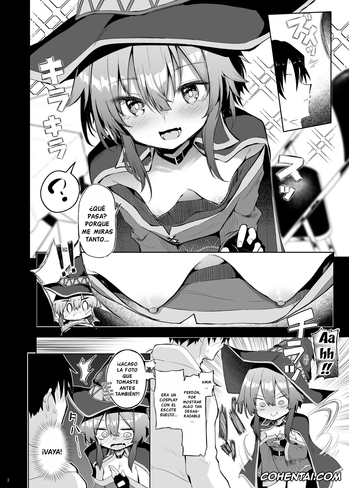 Kono Subarashii Sekai ni Syukufuku o! porno, Megumin porno, Megumin Cosplayer to Off-Pako Gokko (Kono Subarashii Sekai ni Syukufuku o!), pagina 8