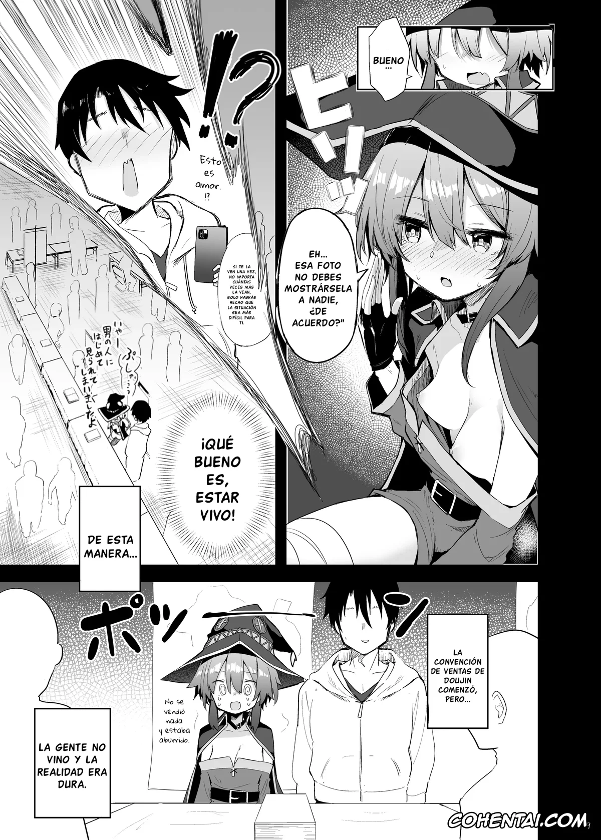Kono Subarashii Sekai ni Syukufuku o! hentai, Megumin hentai, Megumin Cosplayer to Off-Pako Gokko (Kono Subarashii Sekai ni Syukufuku o!), pagina 9