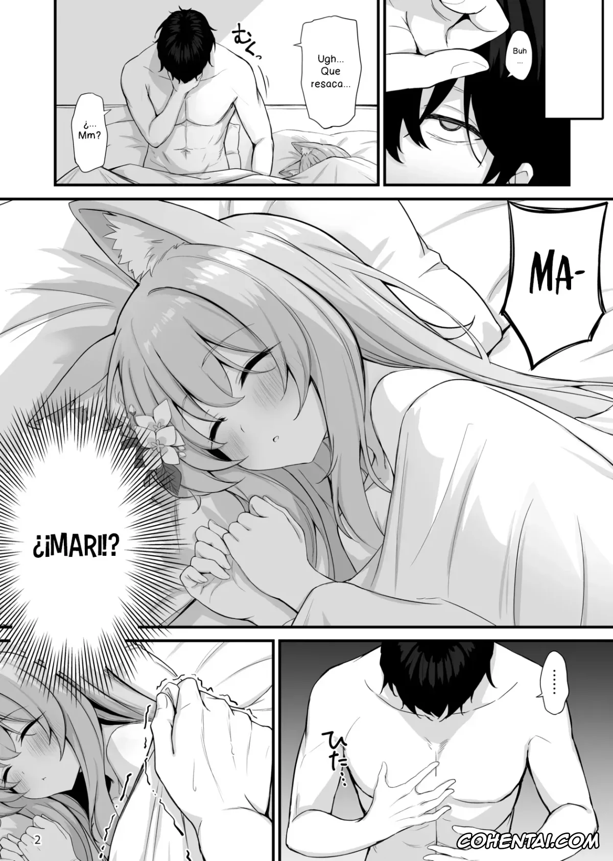 Blue Archive hentai, Mari Iochi hentai, Sensei hentai, Asa Chun Mari!? (Blue Archive), pagina 3