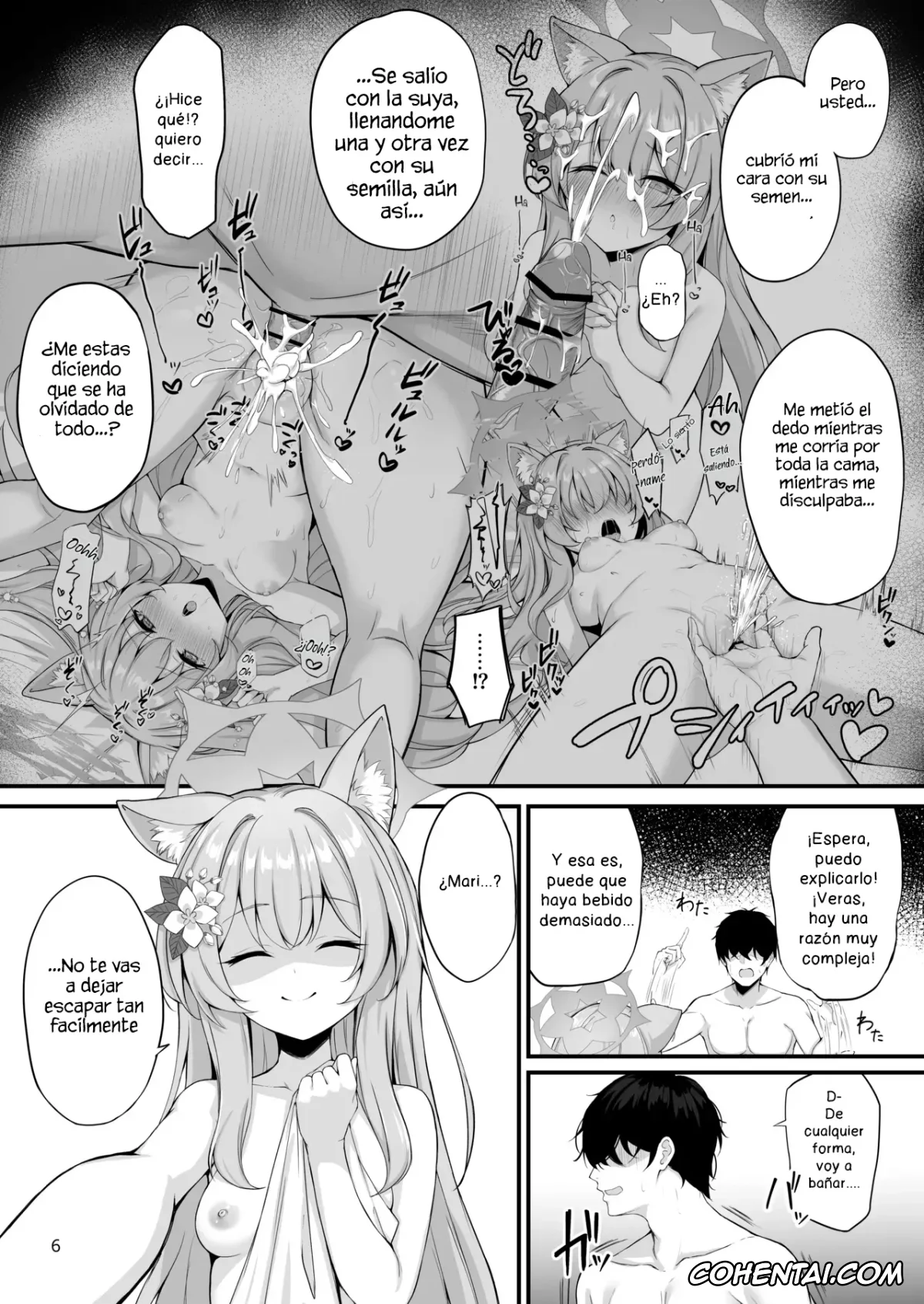 Blue Archive xxx, Mari Iochi xxx, Sensei xxx, Asa Chun Mari!? (Blue Archive), pagina 7