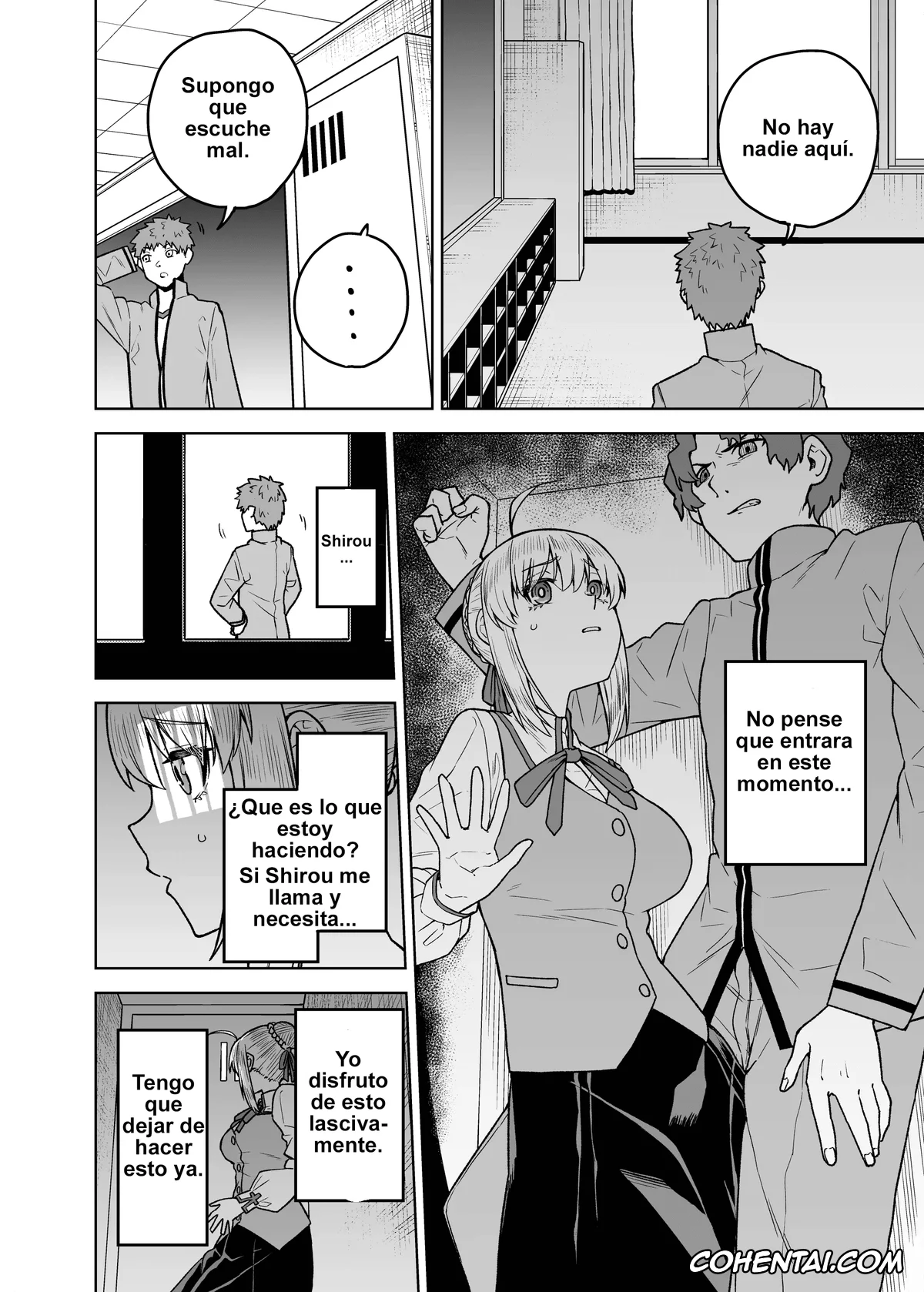 Fate/Grand Order xxx, Fate/stay night xxx, Saber | Arturia Pendragon xxx, Shinji Matou xxx, Saber ga Wakame ni NTR Hon (Fate/stay night), pagina 10