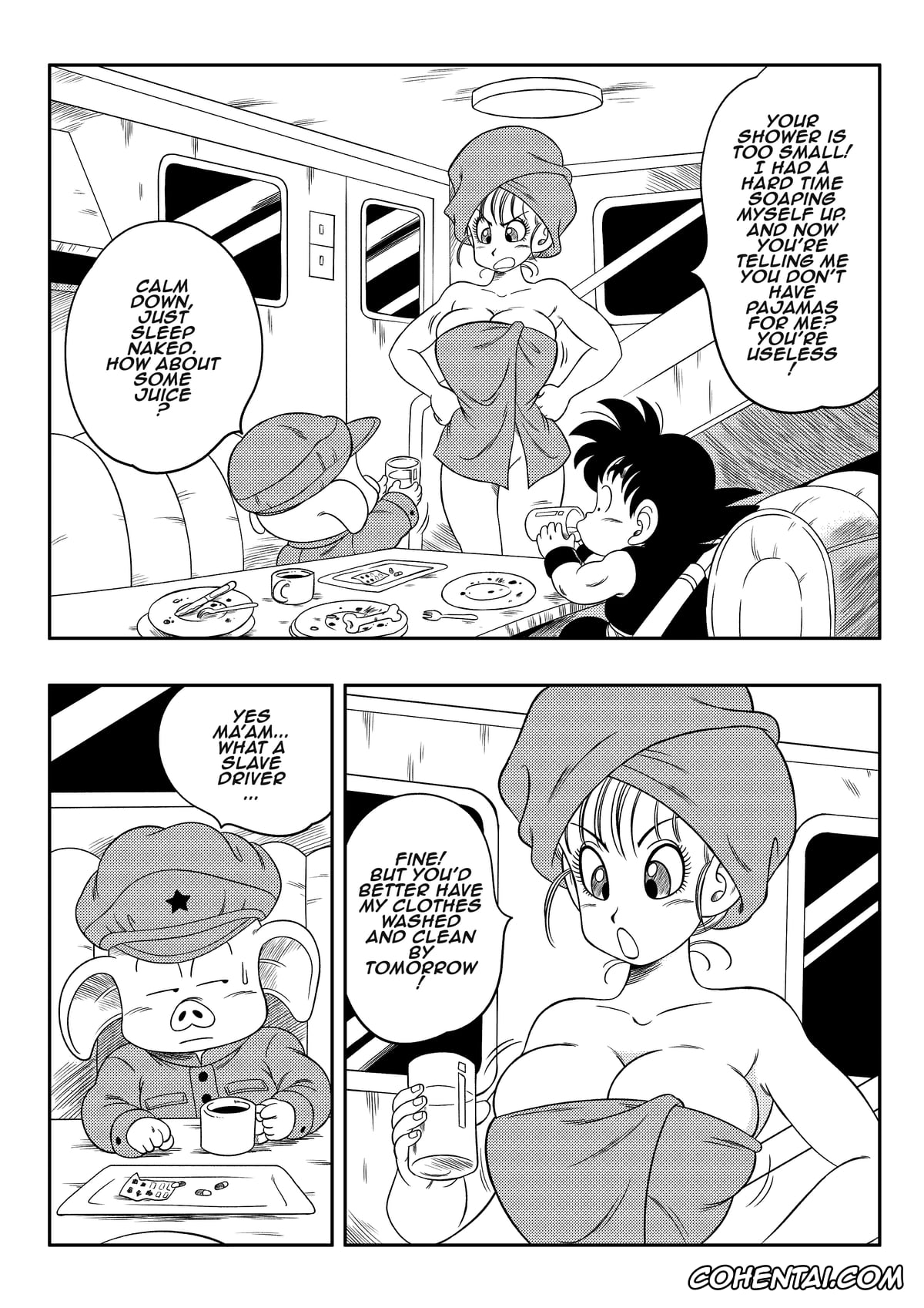 Dragon Ball xxx, Bulma Briefs xxx, Oolong xxx, Yamcha xxx, Henkatsu! (Dragon Ball), pagina 4