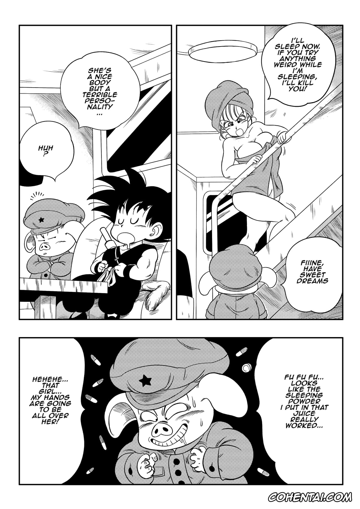 Dragon Ball hentai, Bulma Briefs hentai, Oolong hentai, Yamcha hentai, Henkatsu! (Dragon Ball), pagina 6