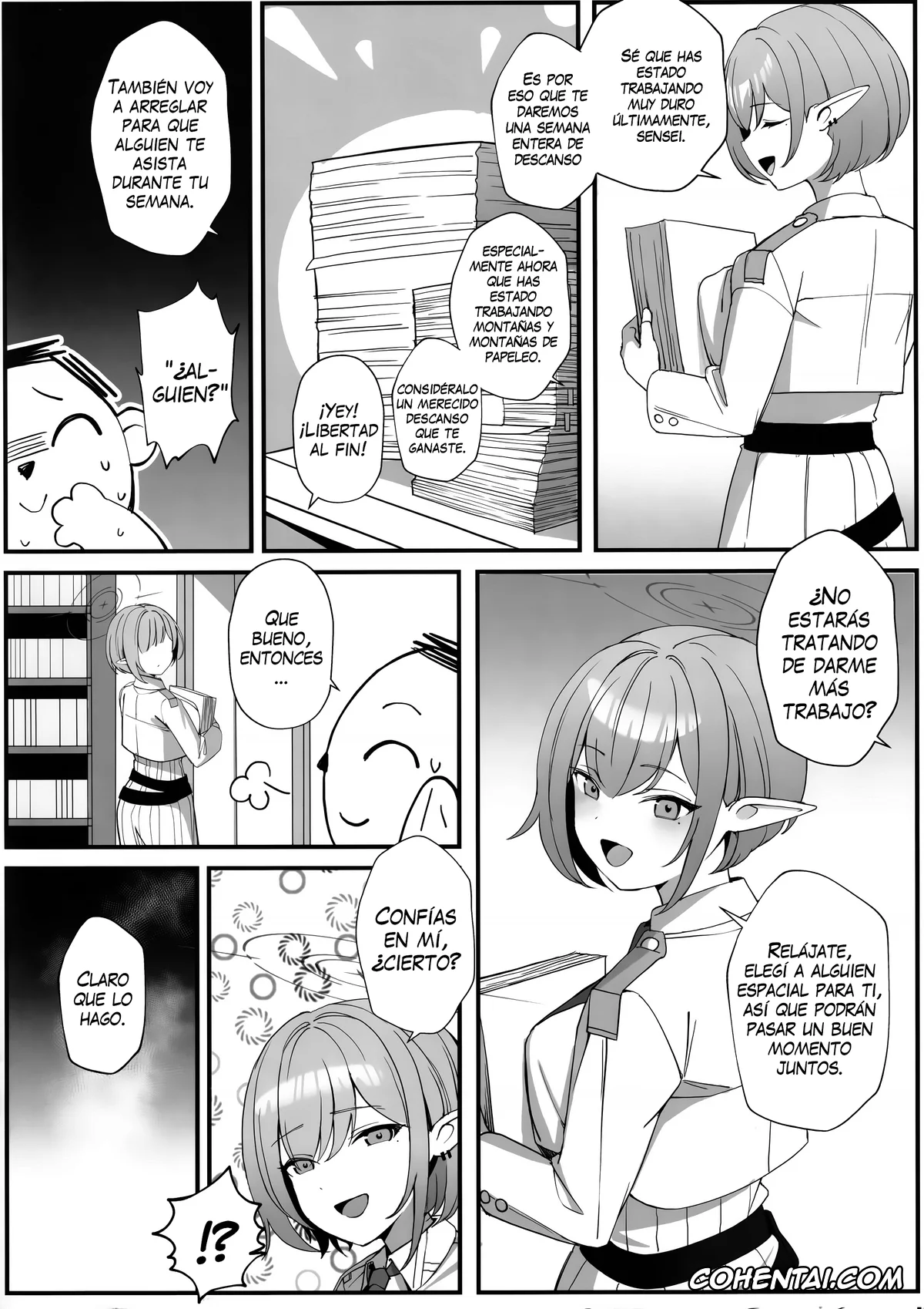 Blue Archive xxx, Asuna Ichinose xxx, Sensei xxx, Sensei to Issho ni (Blue Archive), pagina 4