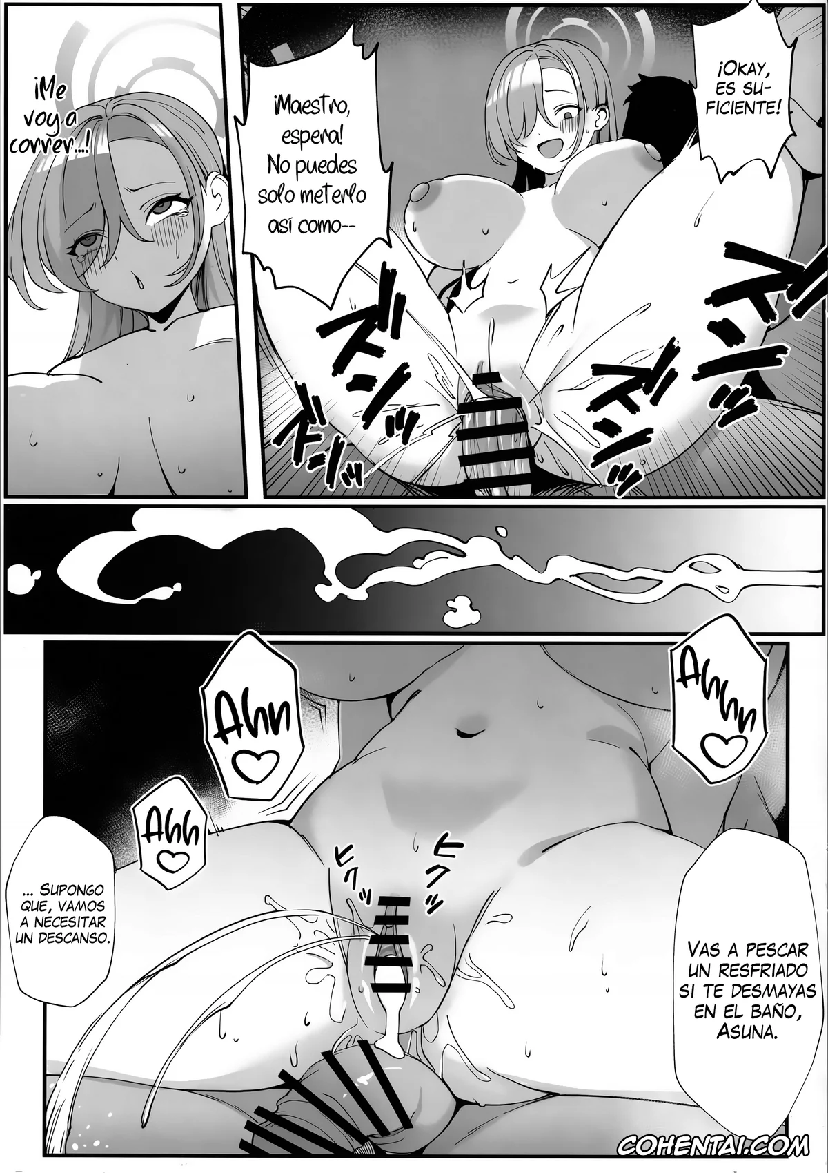 Blue Archive hentai, Asuna Ichinose hentai, Sensei hentai, Sensei to Issho ni (Blue Archive), pagina 15