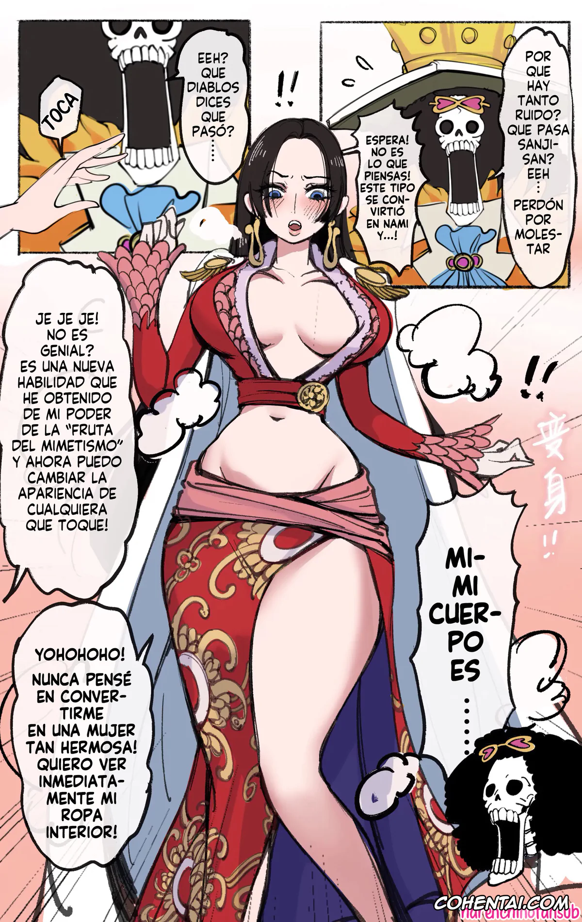 One Piece porno, Boa Hancock porno, Nami porno, Sanji Vinsmoke porno, One Piece: Transform Awakening 01 (One Piece), pagina 5