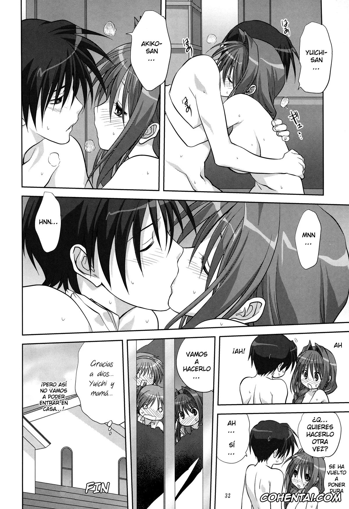 Kanon xxx, Akiko Minase xxx, Yuuichi Aizawa xxx, Akiko-san to Issho 6 (Kanon), pagina 34