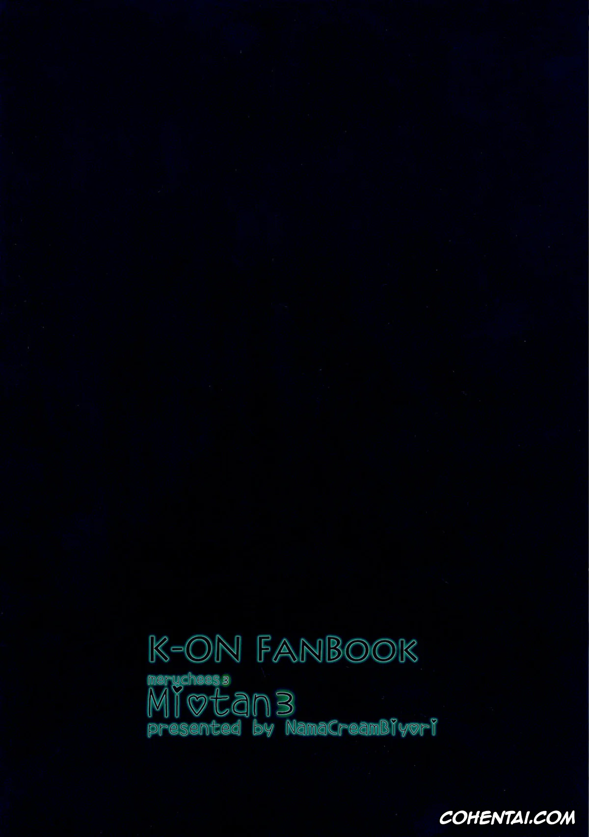 K-ON! hentai, Mio Akiyama hentai, Mio-tan! 3 (K-ON!), pagina 36