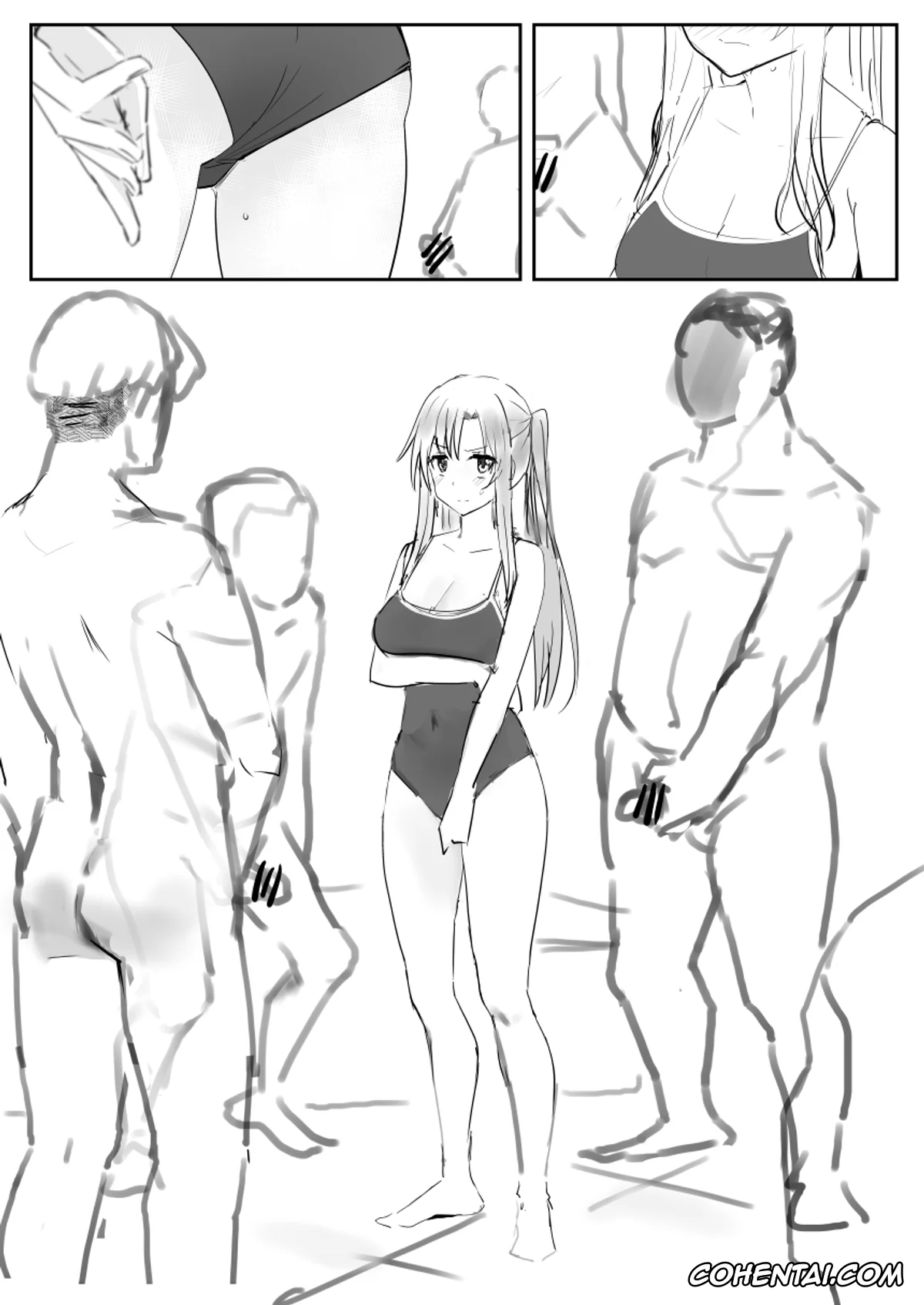 Sword Art Online porno, Asuna Yuuki porno, Asuna 0.0 – El sueño de Kirito (Sword Art Online), pagina 5