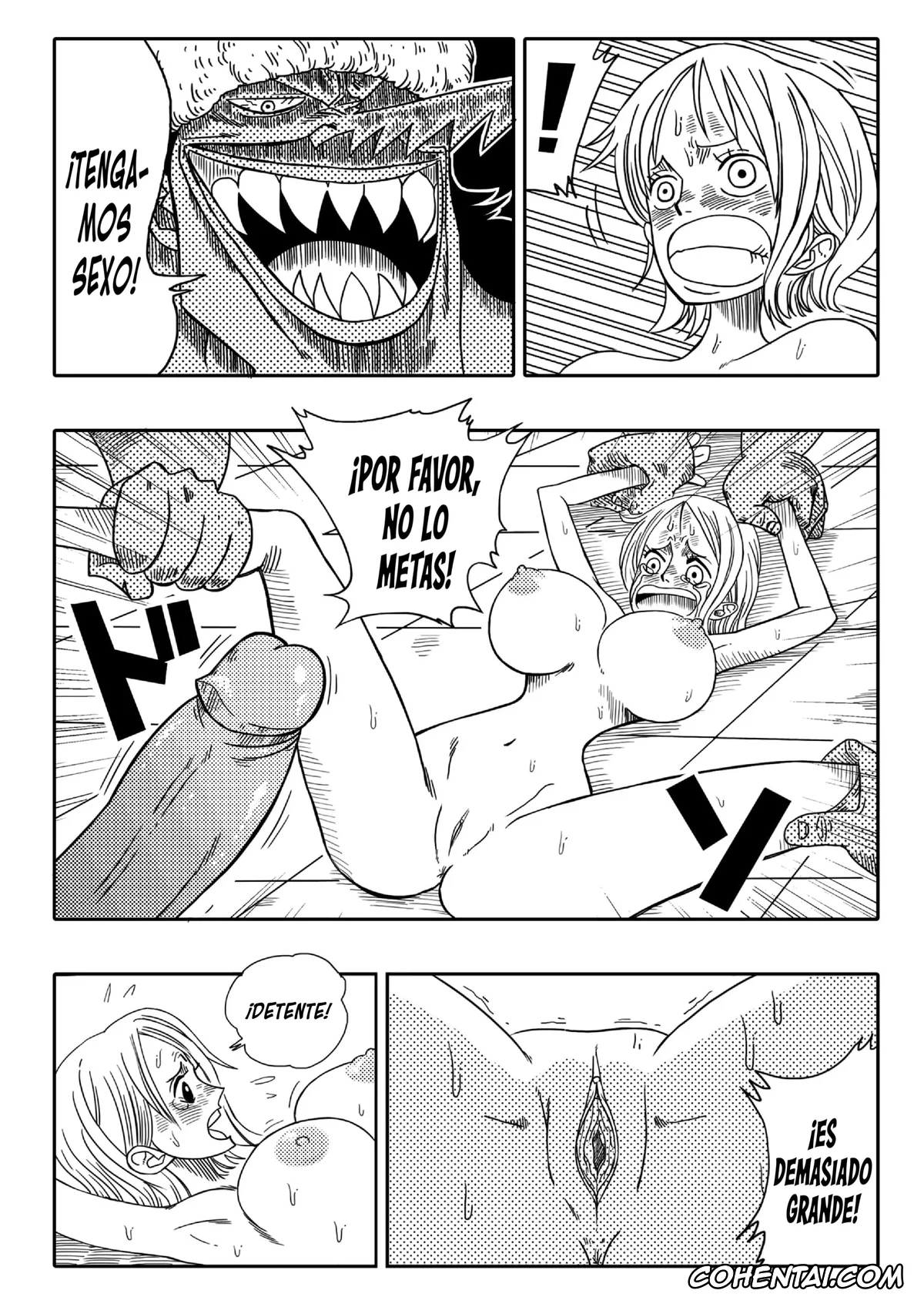One Piece porno, Arlong porno, Nami porno, Nami vs Arlong (One Piece), pagina 14