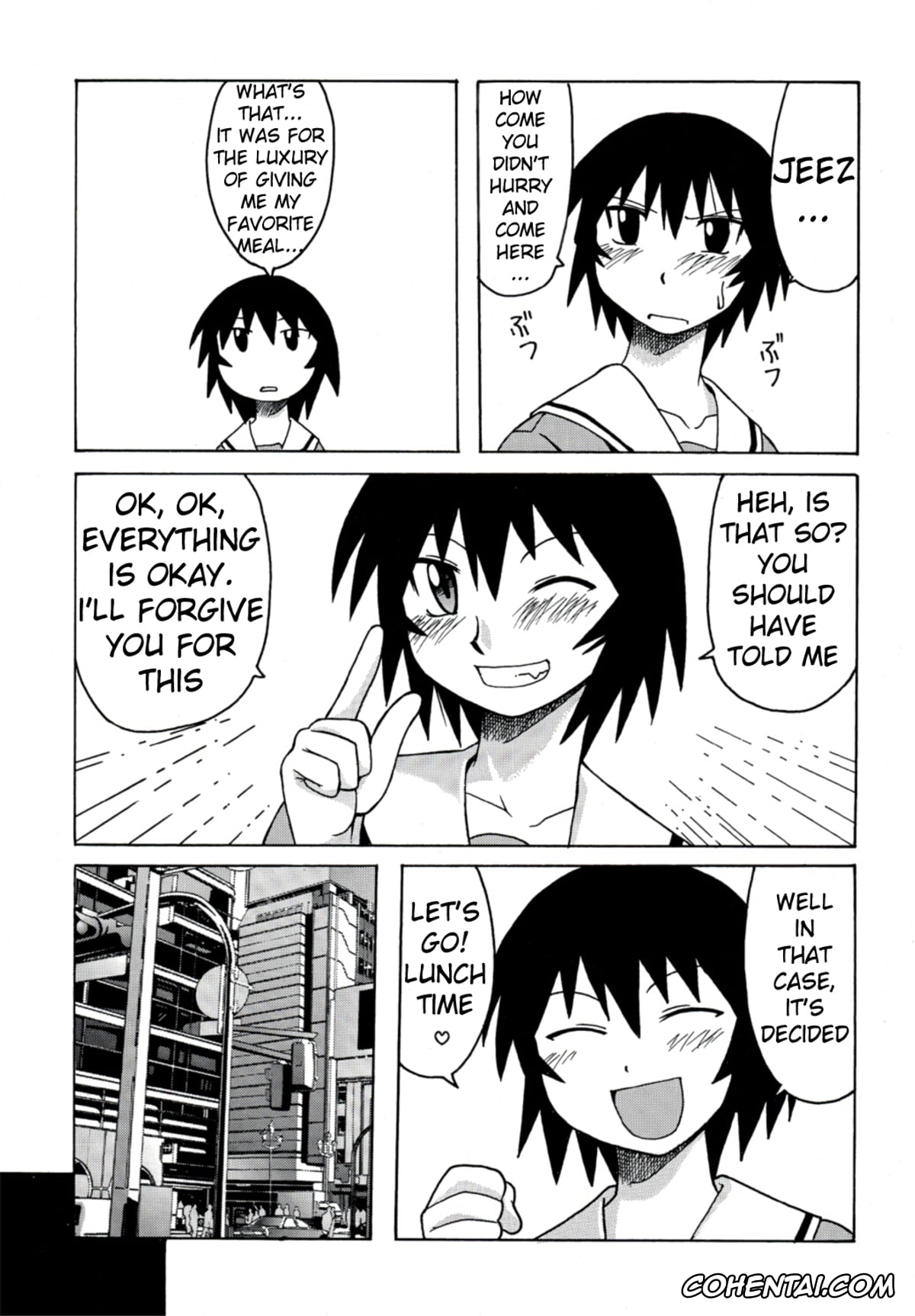Azumanga Daioh hentai, Kagura hentai, Kagura Mania (Azumanga Daioh), pagina 6