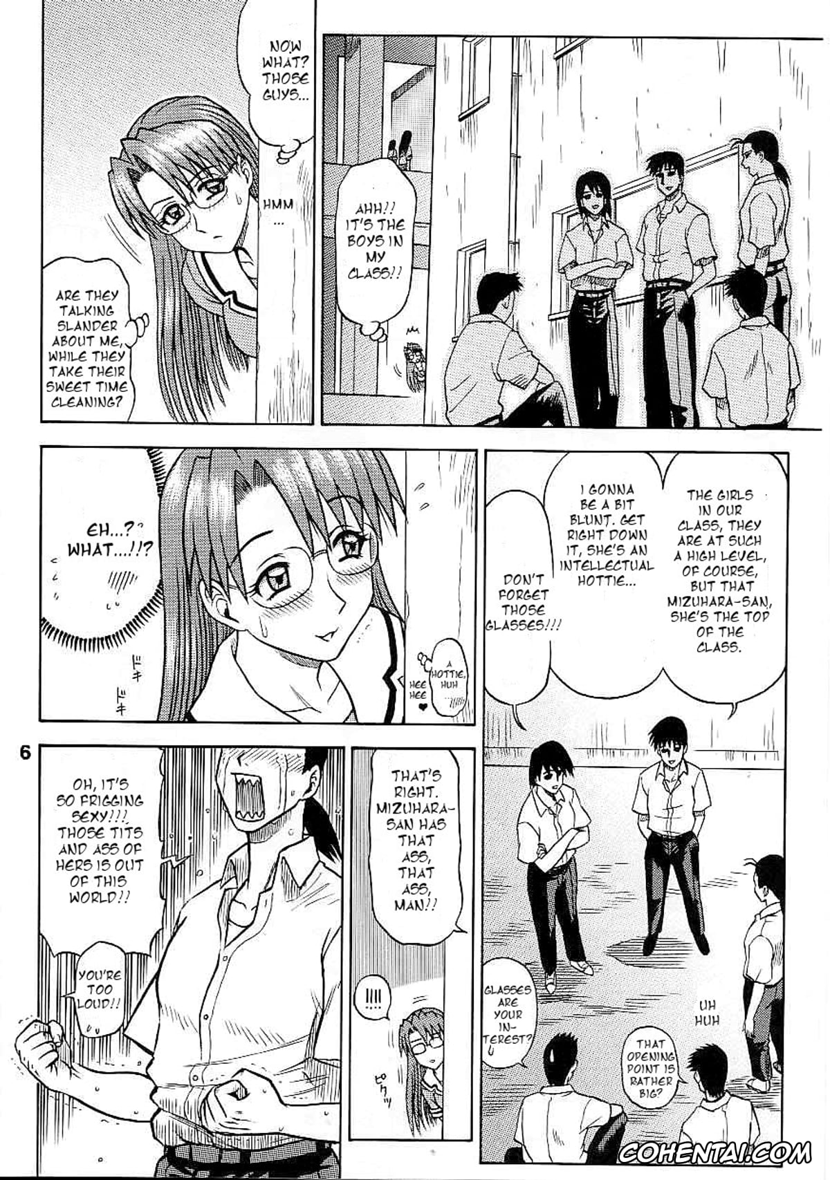 Azumanga Daioh hentai, Koyomi Mizuhara hentai, 14 Kaiten ASS Manga Daioh (Azumanga Daioh), pagina 6