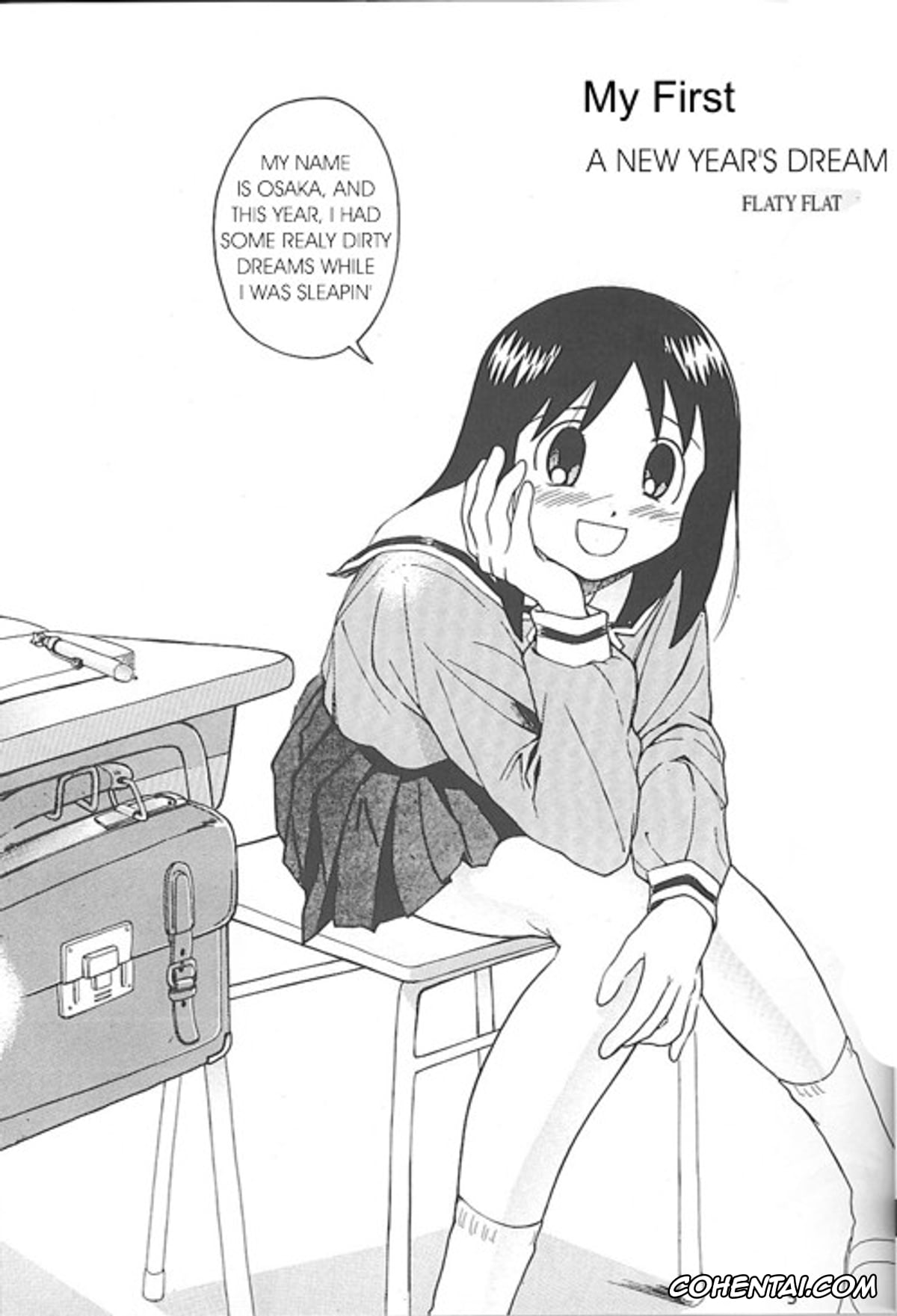 Azumanga Daioh xxx, Osaka | Ayumu Kasuga xxx, A New Years Dream/My First (Azumanga Daioh), pagina 1