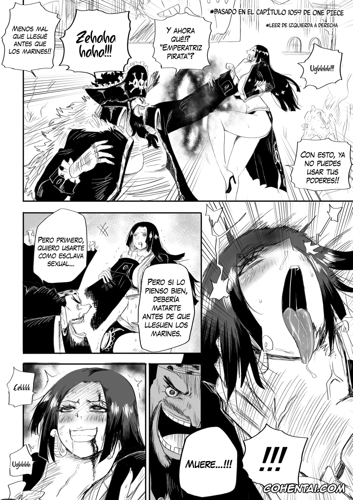 One Piece porno, Boa Hancock porno, The Pirate Empress Is A Masochist (One Piece), pagina 2