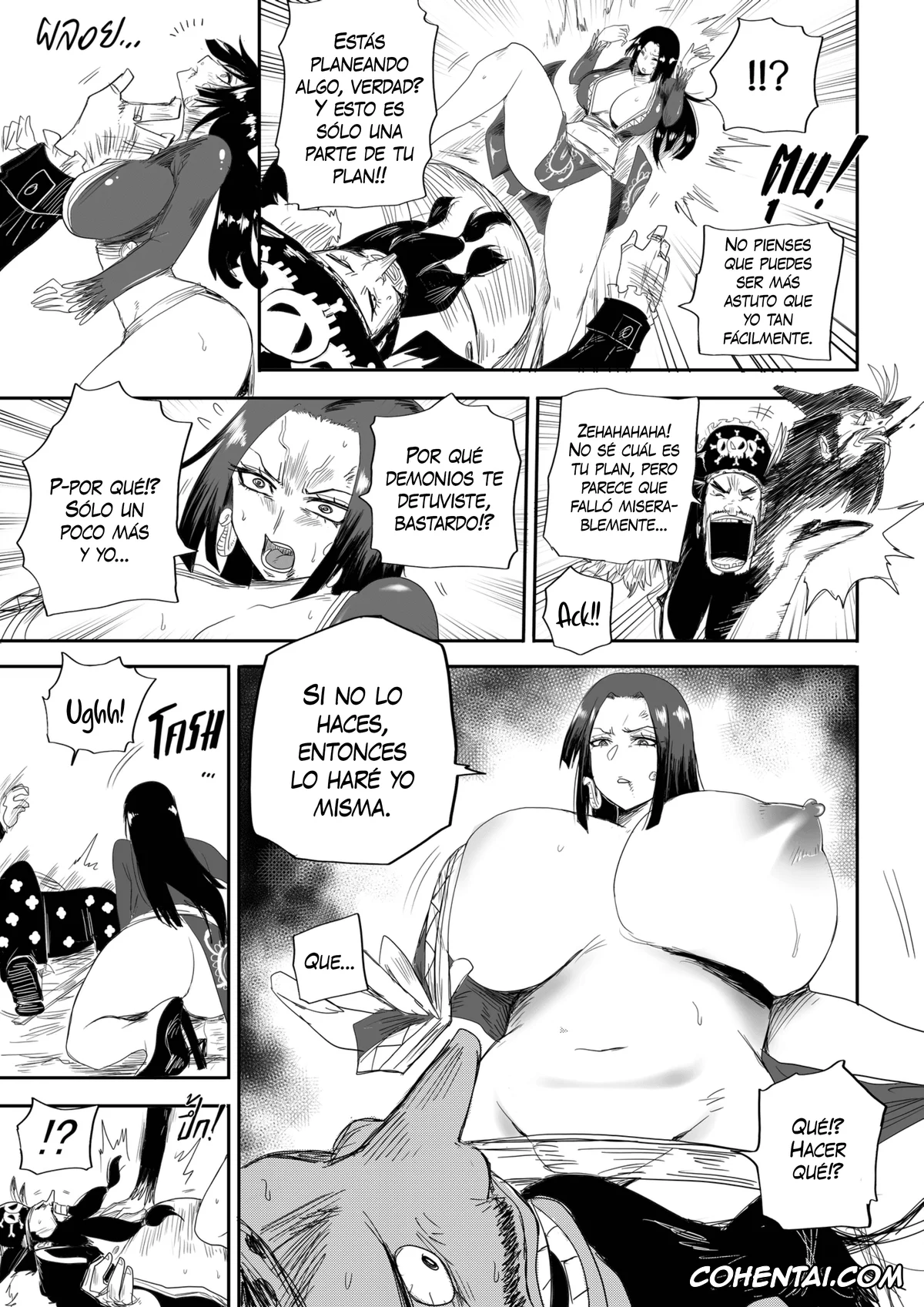 One Piece porno, Boa Hancock porno, The Pirate Empress Is A Masochist (One Piece), pagina 5