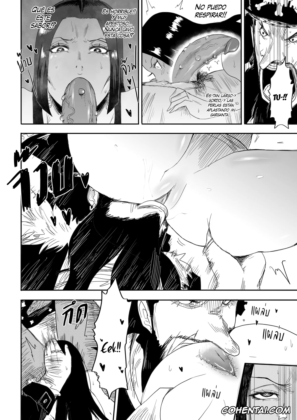 One Piece porno, Boa Hancock porno, The Pirate Empress Is A Masochist (One Piece), pagina 8