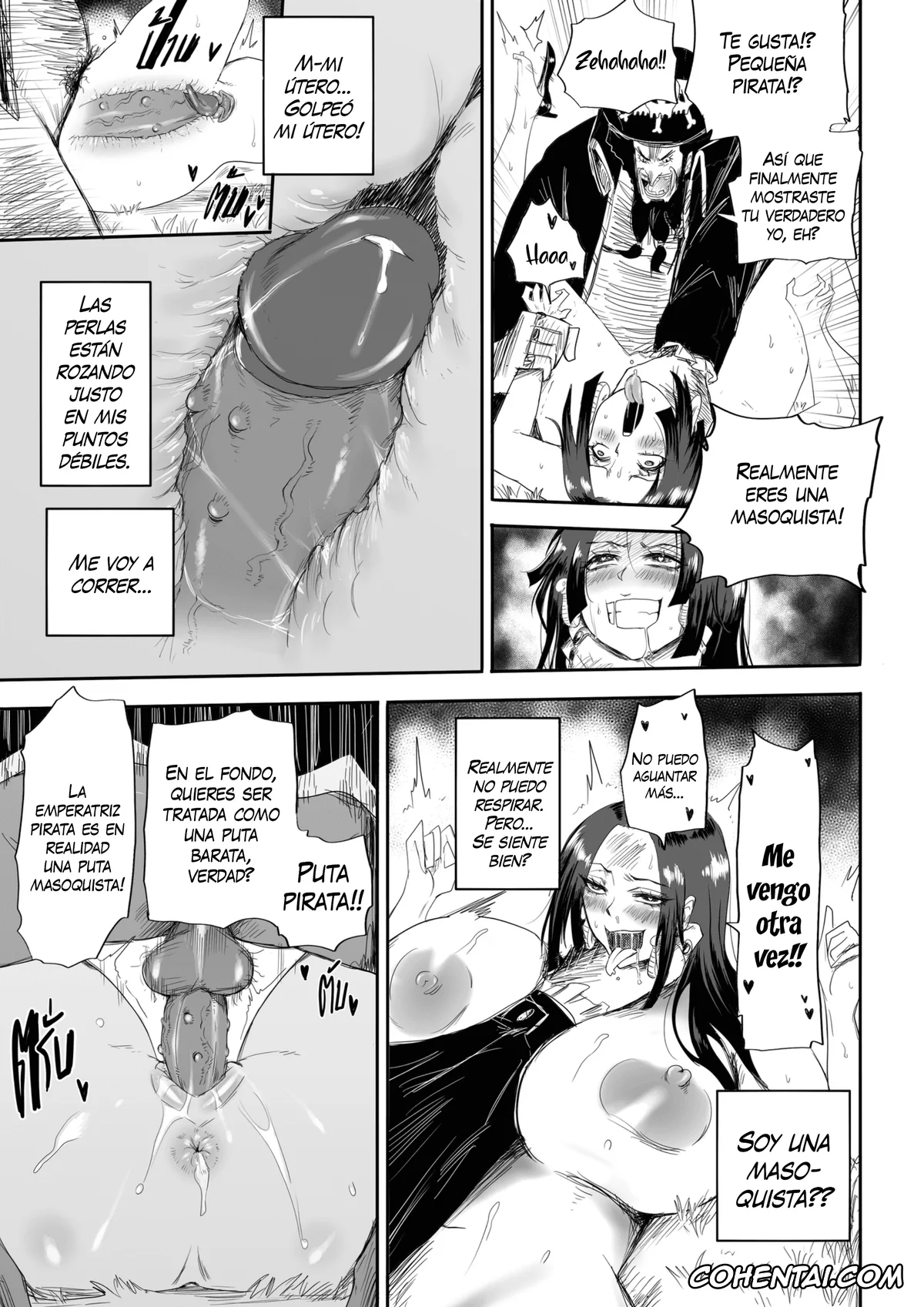 One Piece porno, Boa Hancock porno, The Pirate Empress Is A Masochist (One Piece), pagina 11