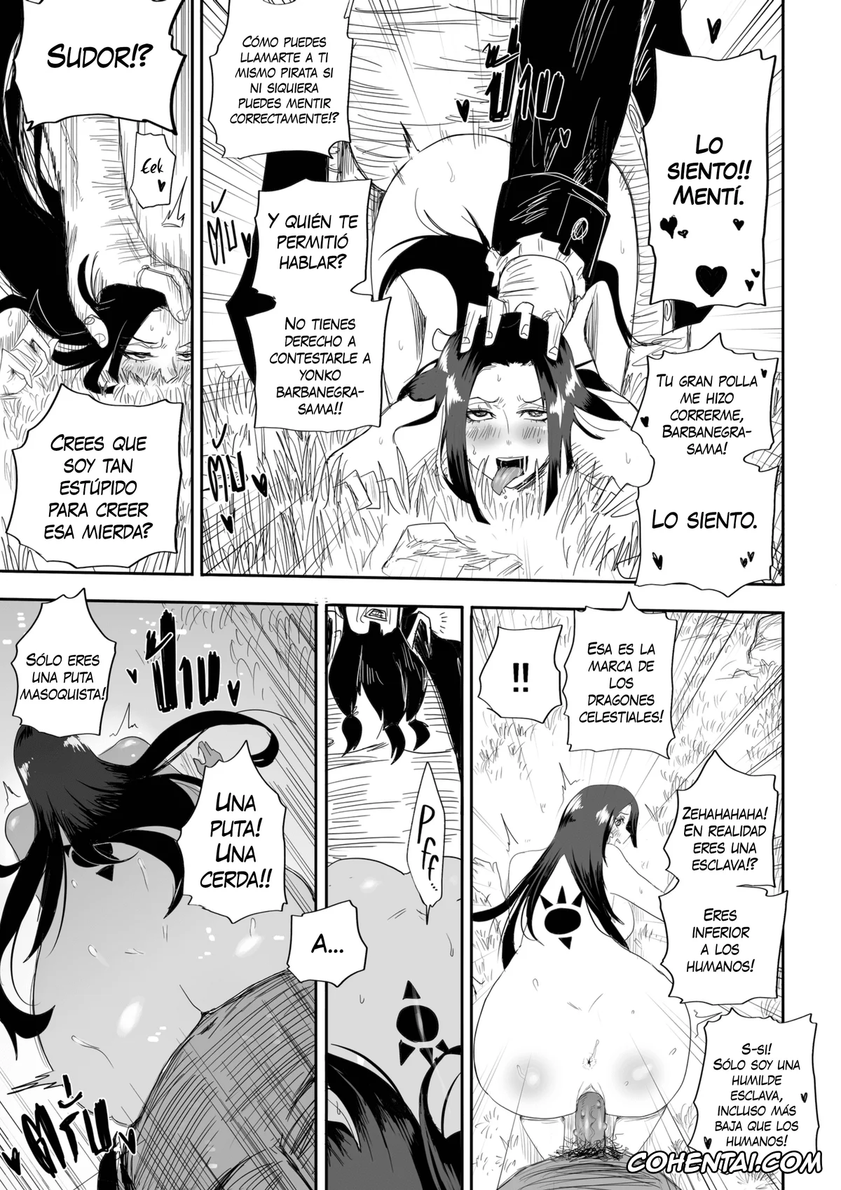 One Piece xxx, Boa Hancock xxx, The Pirate Empress Is A Masochist (One Piece), pagina 13
