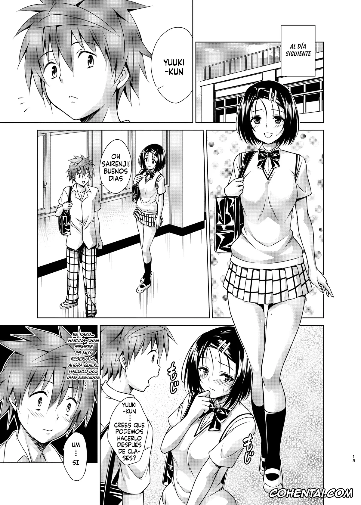 To Love-Ru xxx, Haruna Sairenji xxx, Rito Yuuki xxx, Mezase! Rakuen Keikaku RX vol. 4 (To LOVE-Ru), pagina 13