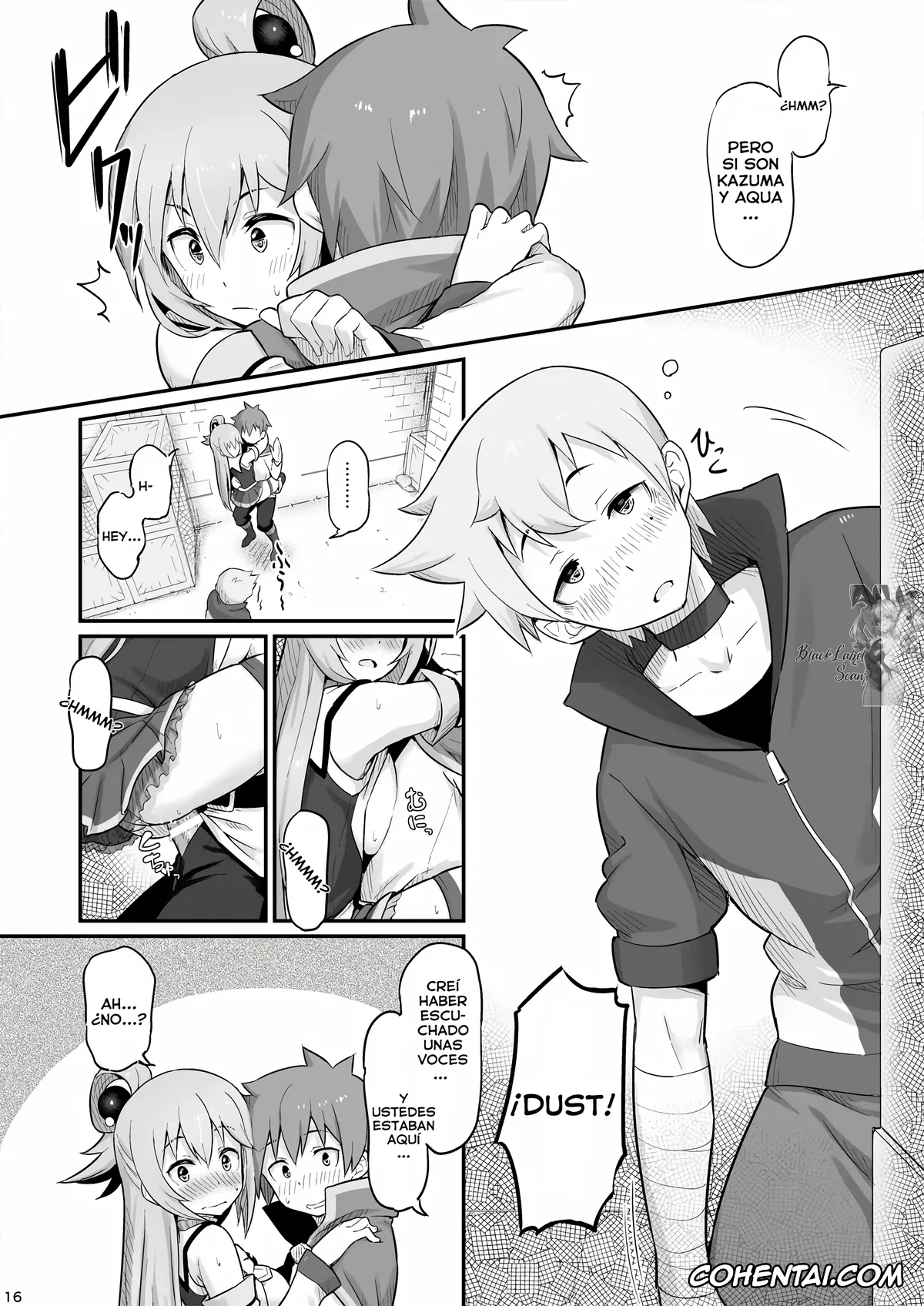 Kono Subarashii Sekai ni Syukufuku o! porno, Aqua porno, Kazuma Satou porno, Damegami-sama wa Nomisugi ni Gochuui o! (Kono Subarashii Sekai ni Syukufuku o!), pagina 17