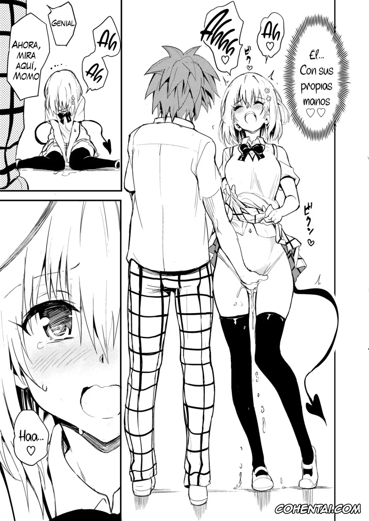 To Love-Ru xxx, Momo Velia Deviluke xxx, Rito Yuuki xxx, Harem Kyouiku (To LOVE-Ru Darkness), pagina 7